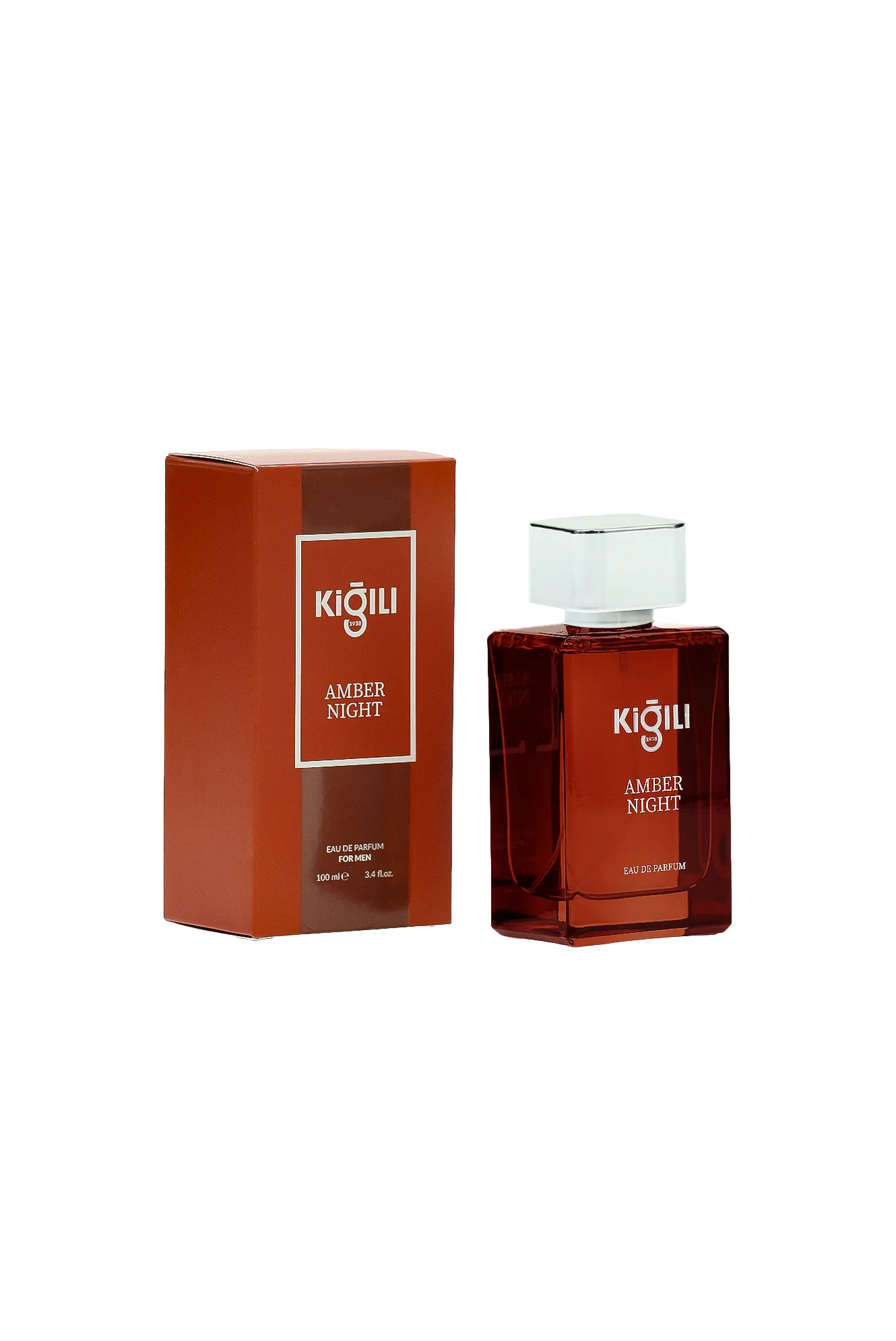 3'lü Kravat & Kol Düğmesi & 100 ml Amber Night Parfüm Hediye Kutulu Set - Image 4