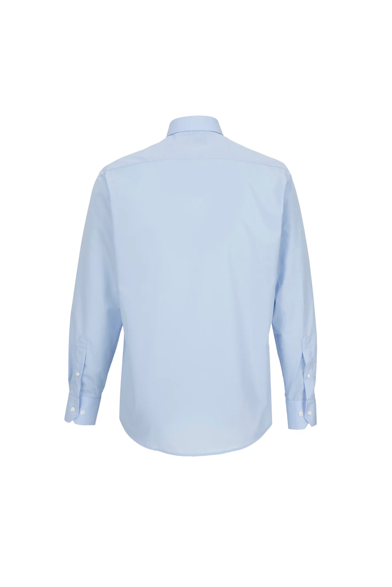 Mavi-Mavi Uzun Kol Regular Fit Düz Pamuklu Non Iron 2'li Gömlek Seti - Image 7
