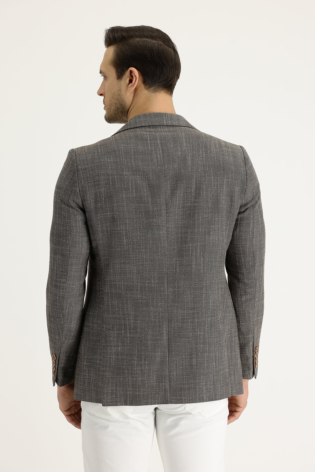 Acı Kahve 6 Drop Regular Fit Standart Kesim Klasik Ceket - Image 3