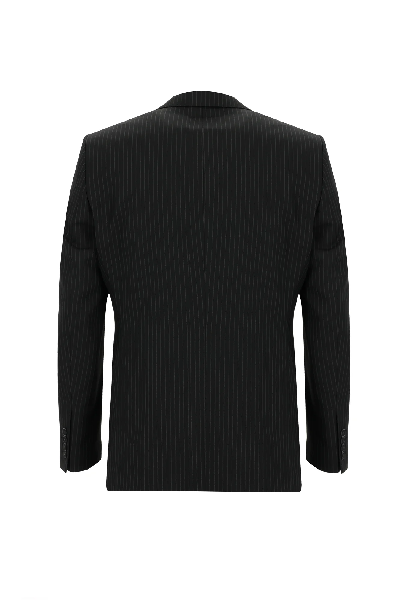 Açık Antrasit 6 Drop Regular Fit Standart Kesim Çizgili Takım Elbise - Image 3