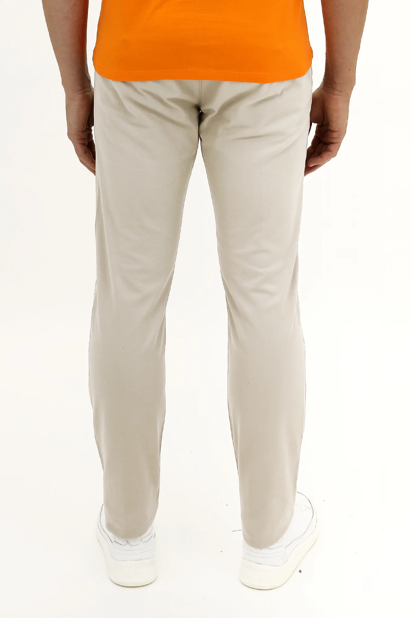 Açık Bej Regular Fit Standart Kesim Likralı Kanvas / Chino Pantolon - Image 3