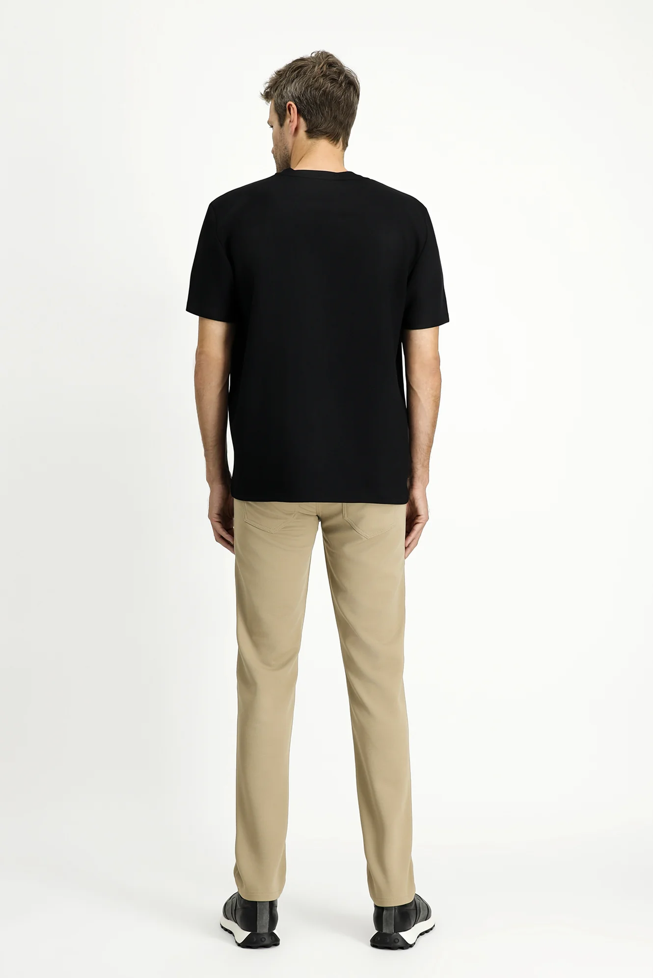 Açık Bej Relaxed Fit Rahat Kesim Kanvas / Chino Pantolon - Image 8
