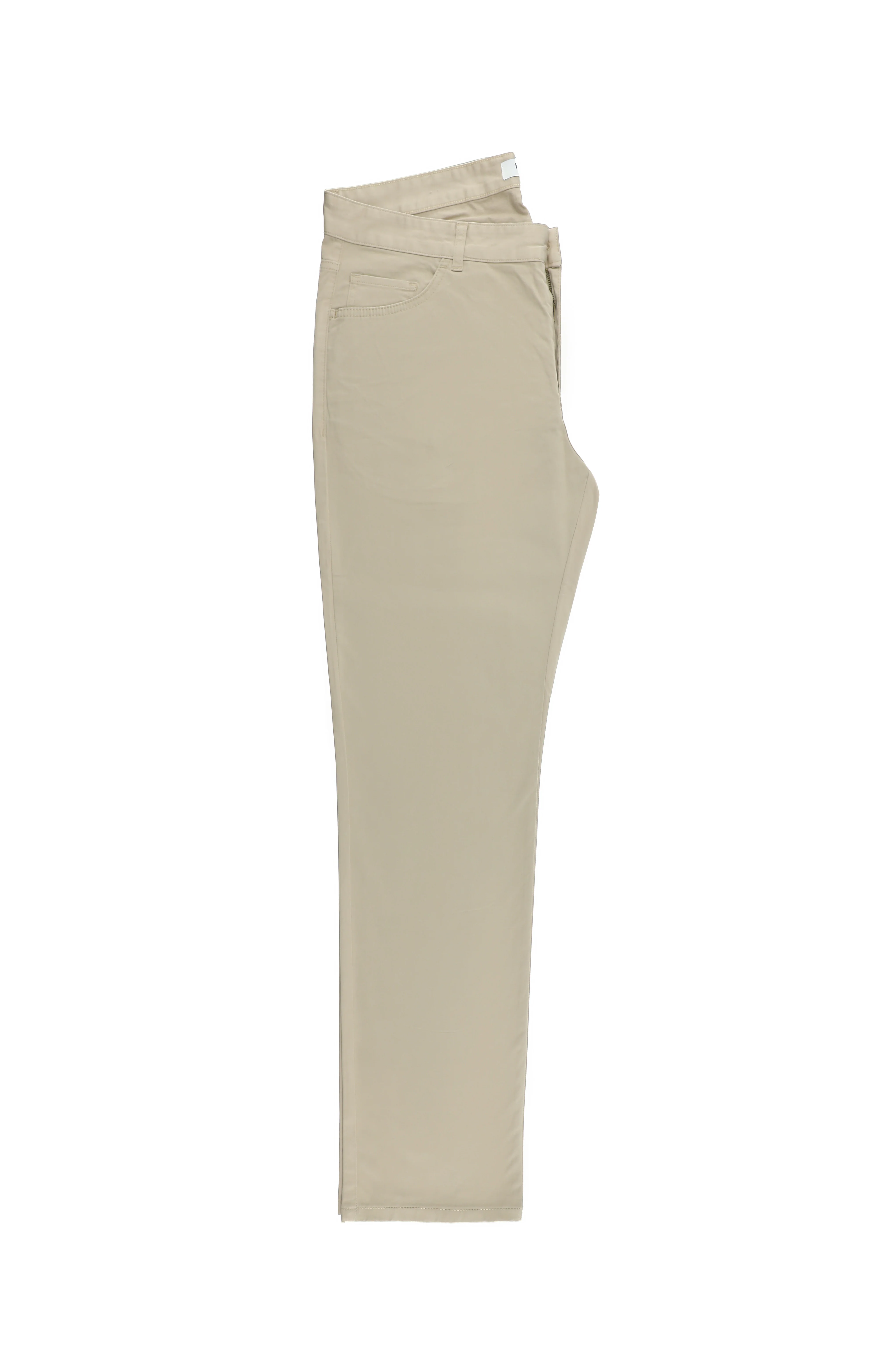 Açık Bej Relaxed Fit Rahat Kesim Likralı Kanvas / Chino Pantolon - Image 2
