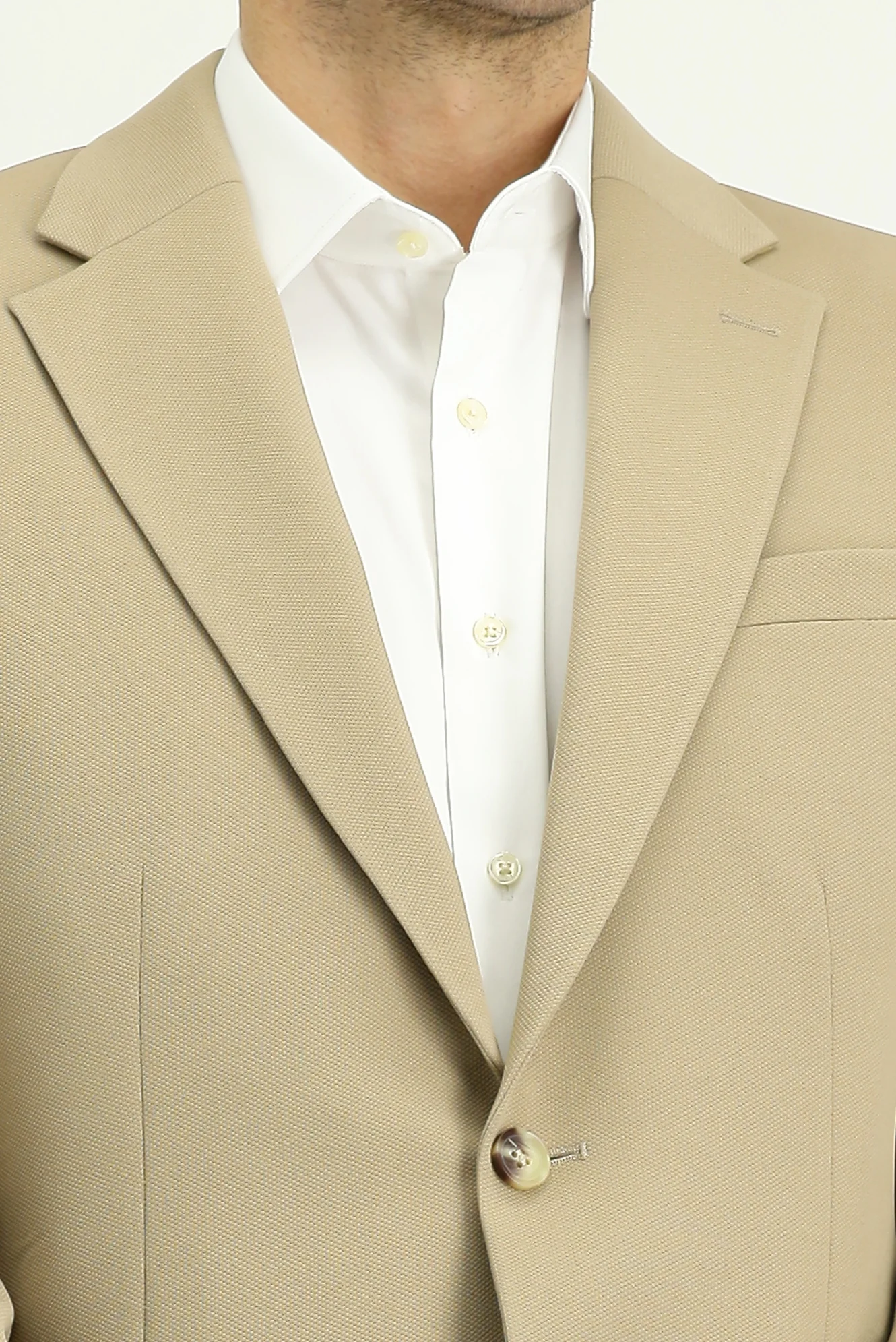 Açık Bej 7 Drop Slim Fit Dar Kesim Mevsimlik Takım Elbise - Image 8