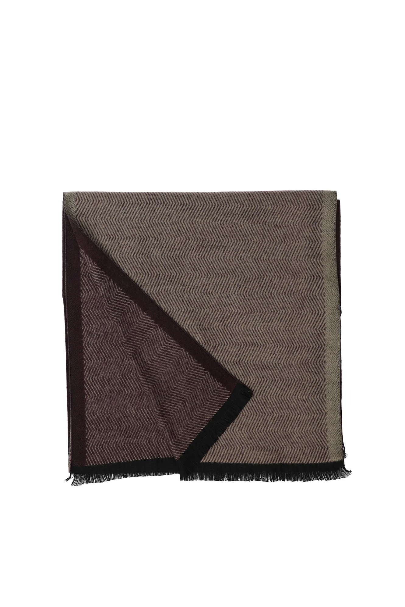 Açık Bordo Desenli Atkı - Image 2