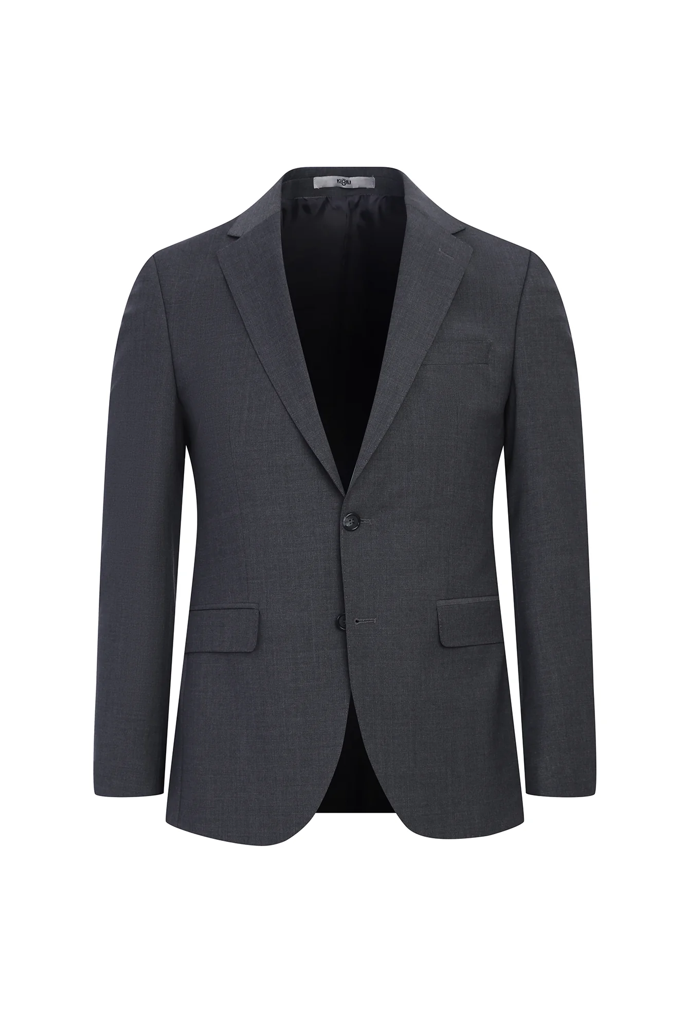 Açık Füme 6 Drop Regular Fit Standart Kesim Yünlü Takım Elbise - Image 2