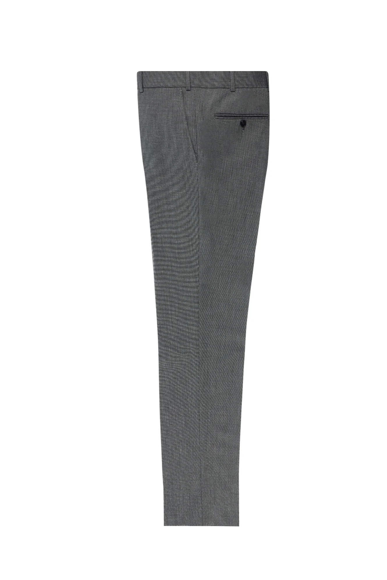 Açık Füme 4 Drop Relaxed Fit Rahat Kesim Klasik Kumaş Pantolon