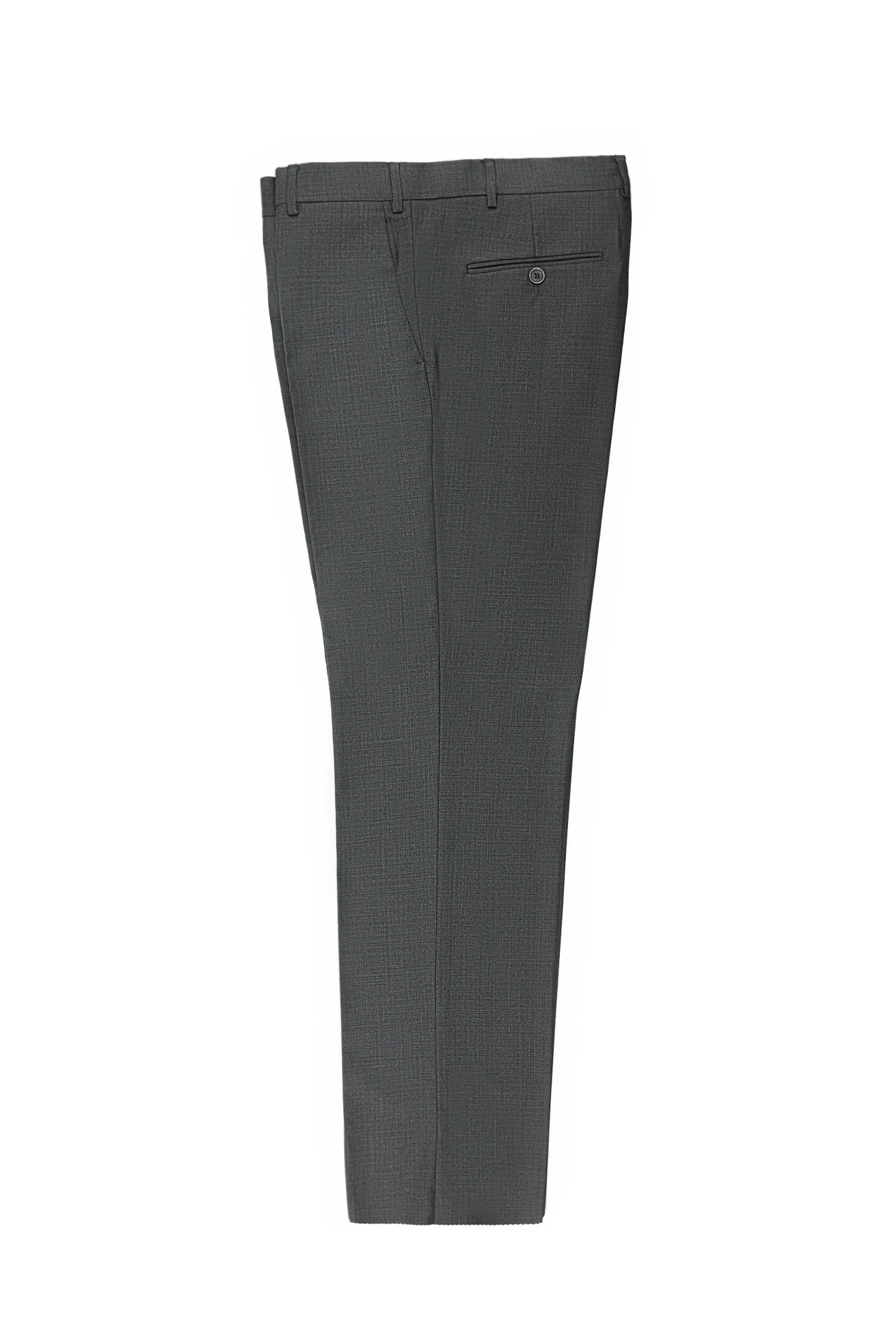 Açık Füme 4 Drop Relaxed Fit Rahat Kesim Klasik Kumaş Pantolon