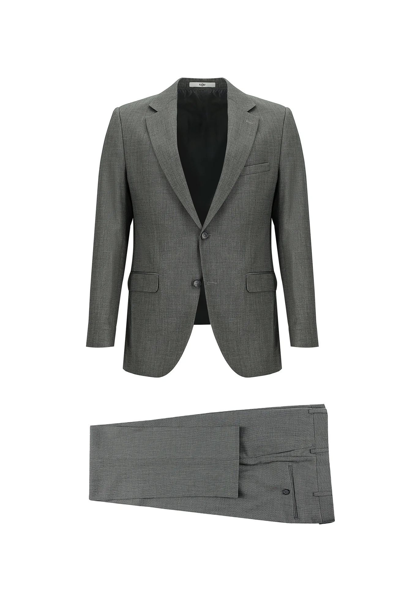 Açık Füme 4 Drop Relaxed Fit Rahat Kesim Takım Elbise