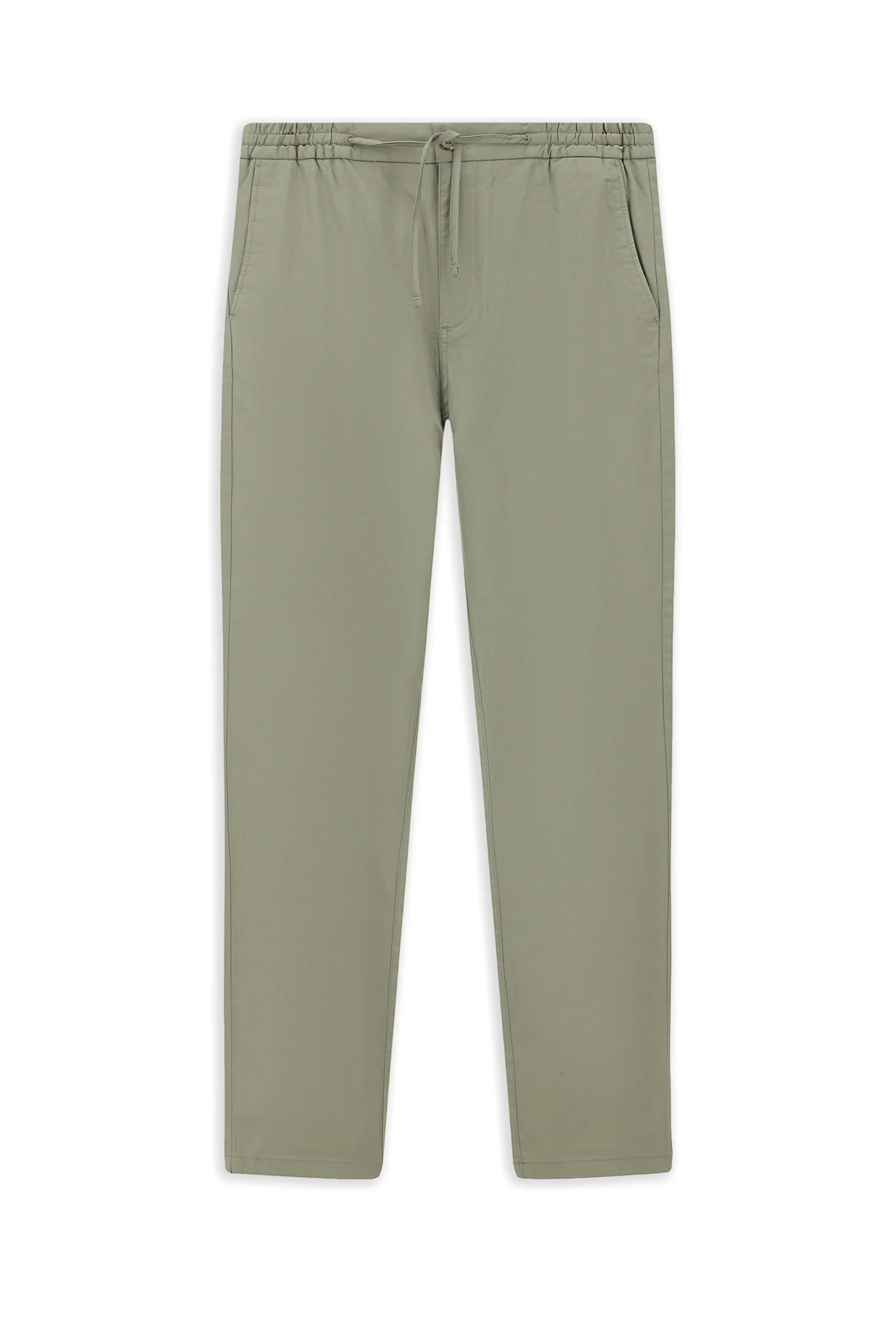 Açık Füme Slim Fit Dar Kesim Likralı Beli Lastikli İpli Jogger Pantolon - Image 7