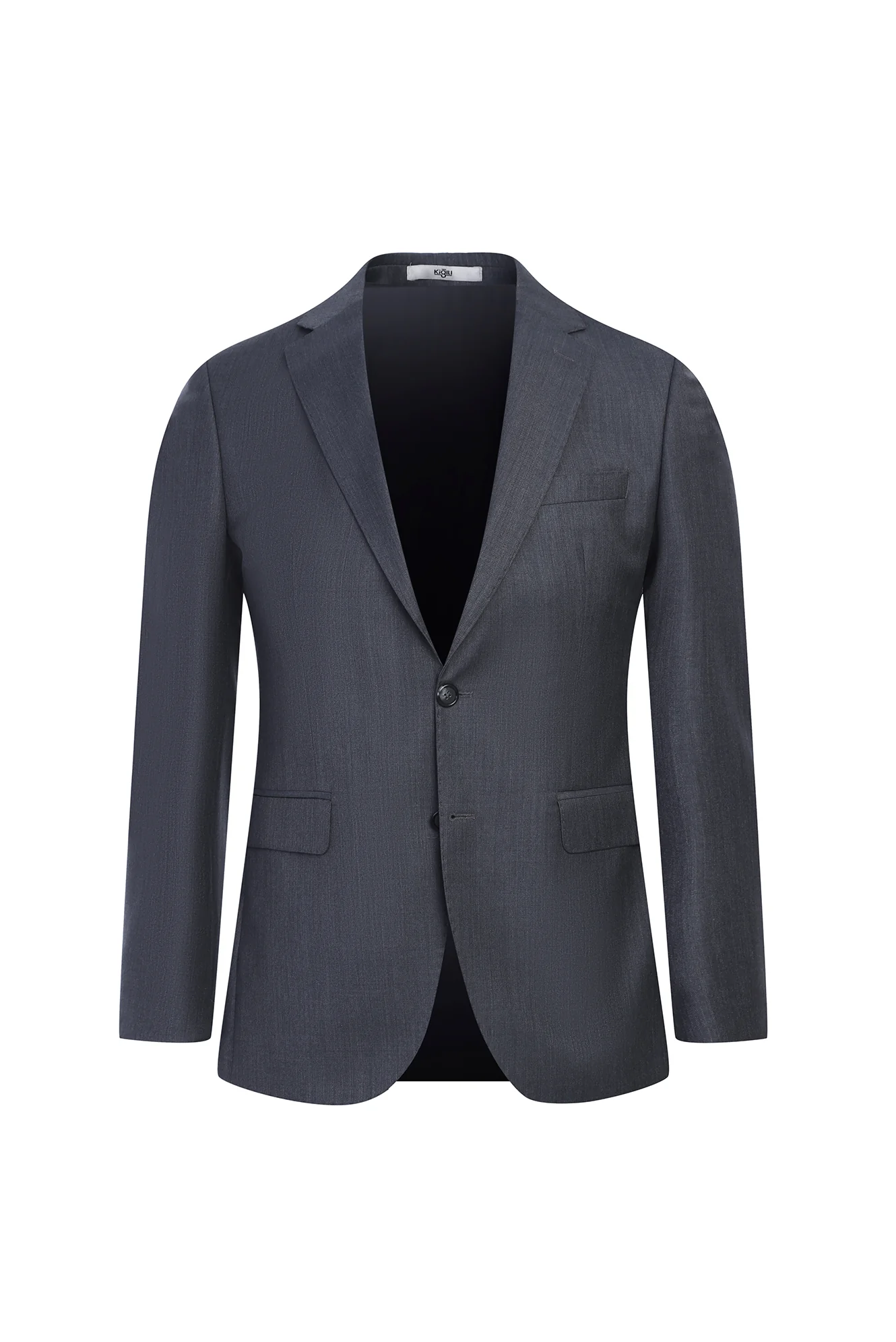 Açık Füme 7 Drop Slim Fit Dar Kesim Yünlü Takım Elbise - Image 2