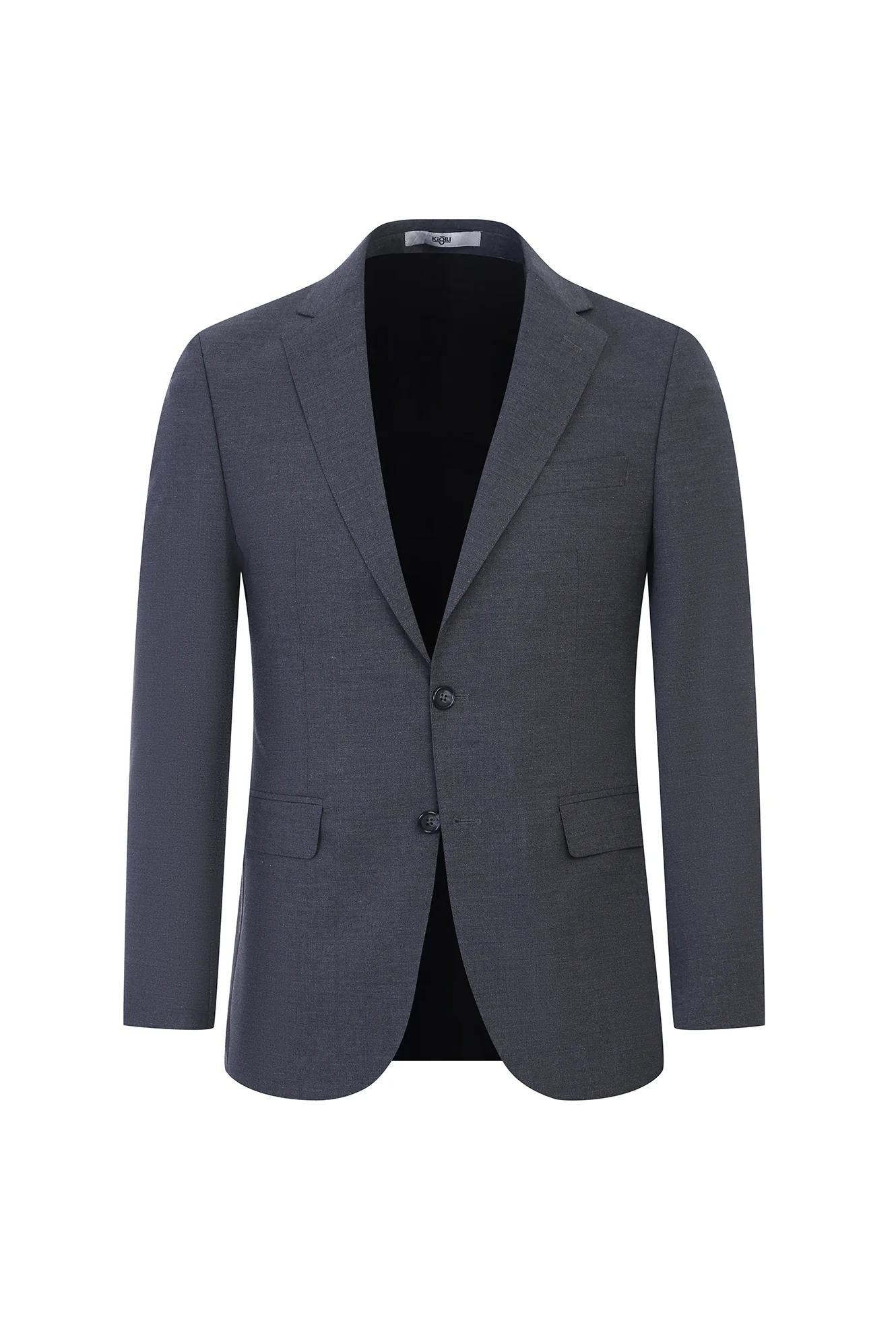 Açık Füme 7 Drop Slim Fit Dar Kesim Yünlü Takım Elbise - Image 2