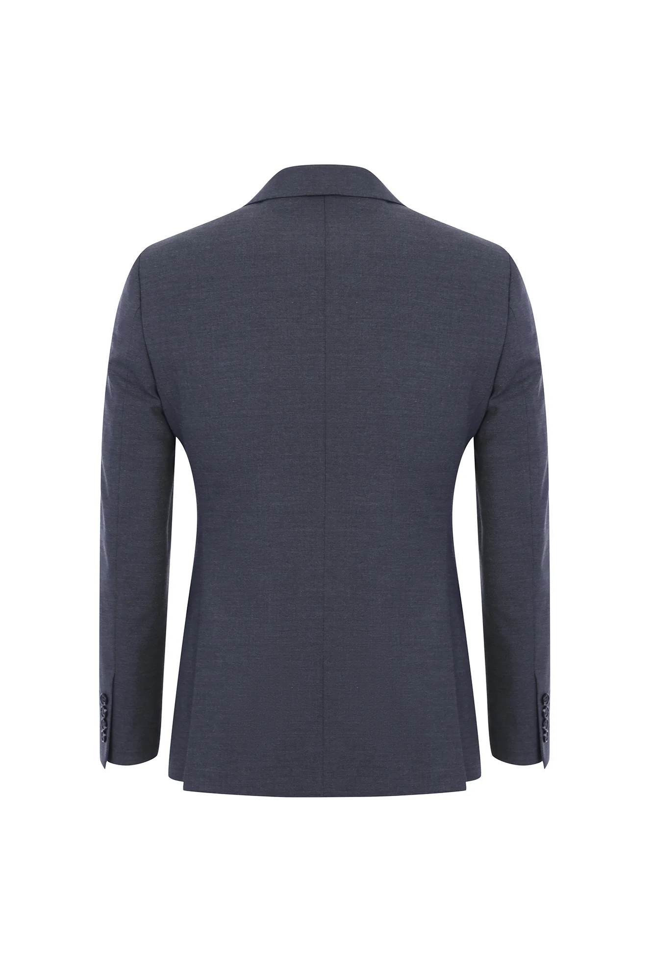 Açık Füme 7 Drop Slim Fit Dar Kesim Yünlü Takım Elbise - Image 3