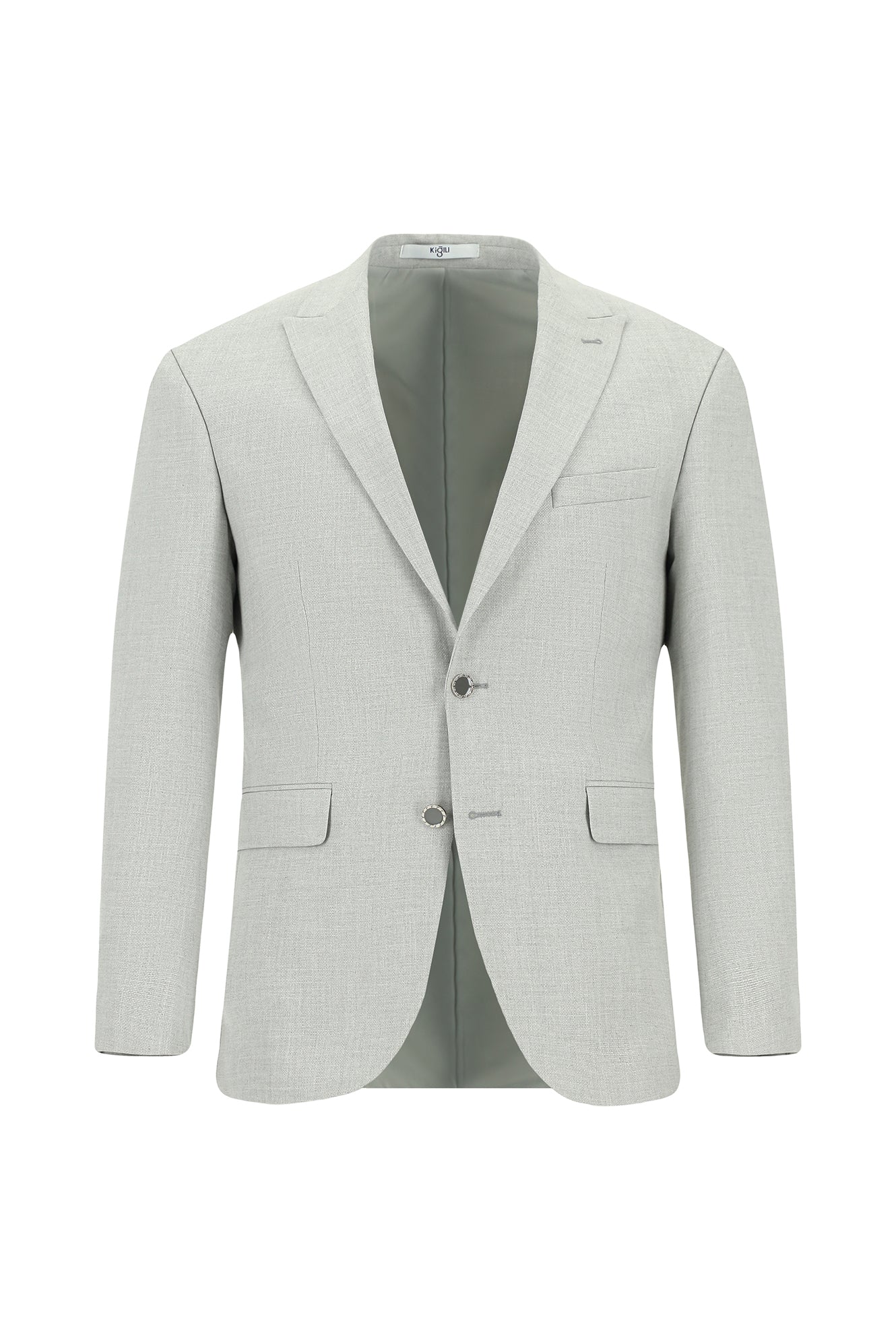 Açık Gri 7 Drop Super Slim Fit Eksra Dar Kesim Takım Elbise - Image 2