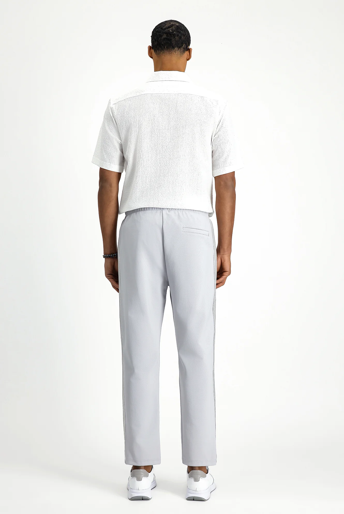 Açık Gri Likralı Sweatpant / Eşofman Altı - Image 4