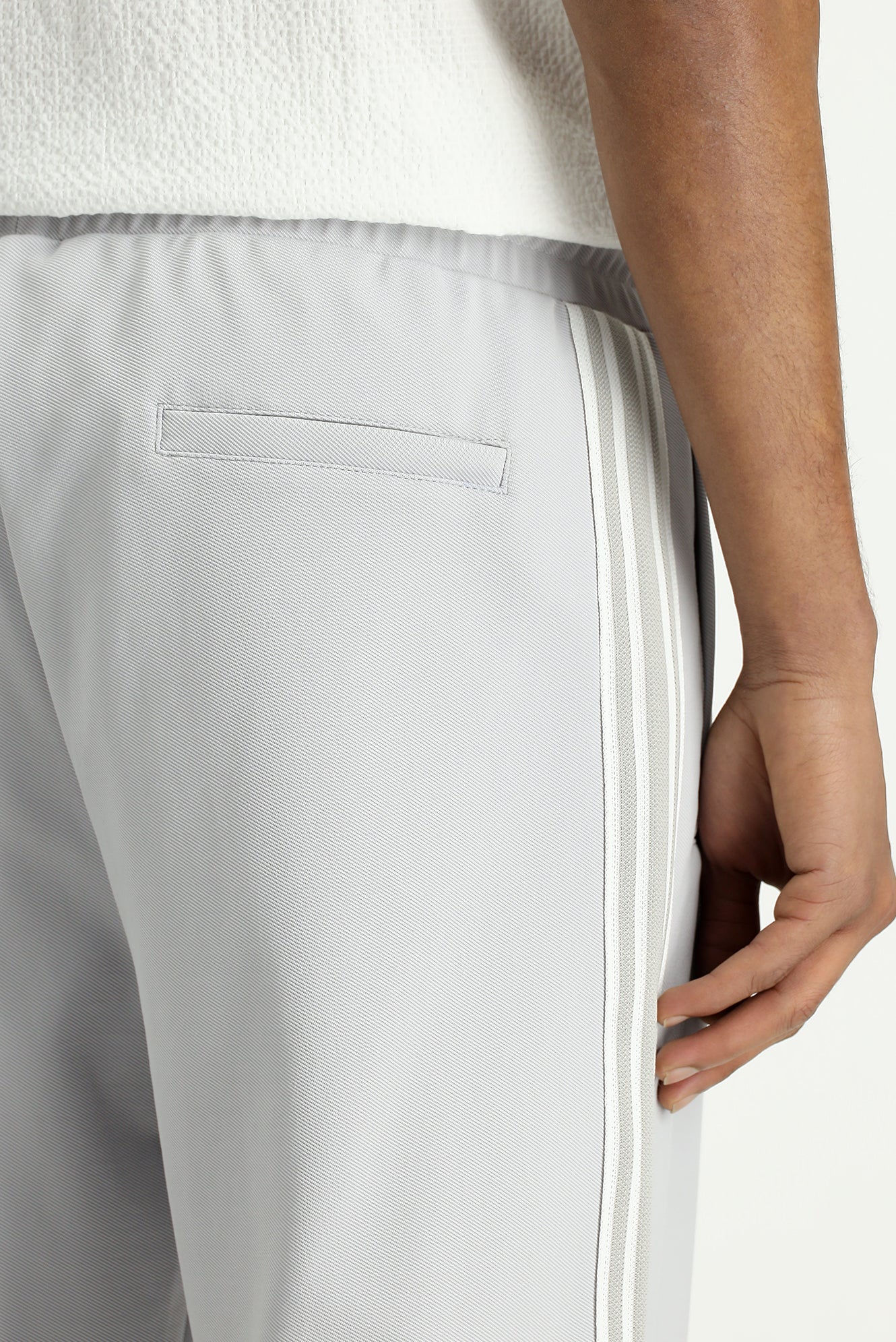 Açık Gri Likralı Sweatpant / Eşofman Altı - Image 6
