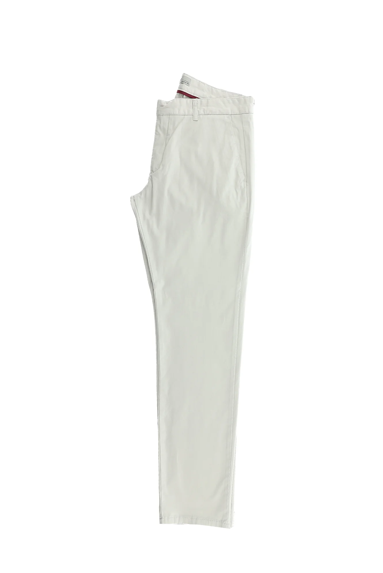 Açık Gri Regular Fit Standart Kesim Likralı Kanvas / Chino Pantolon