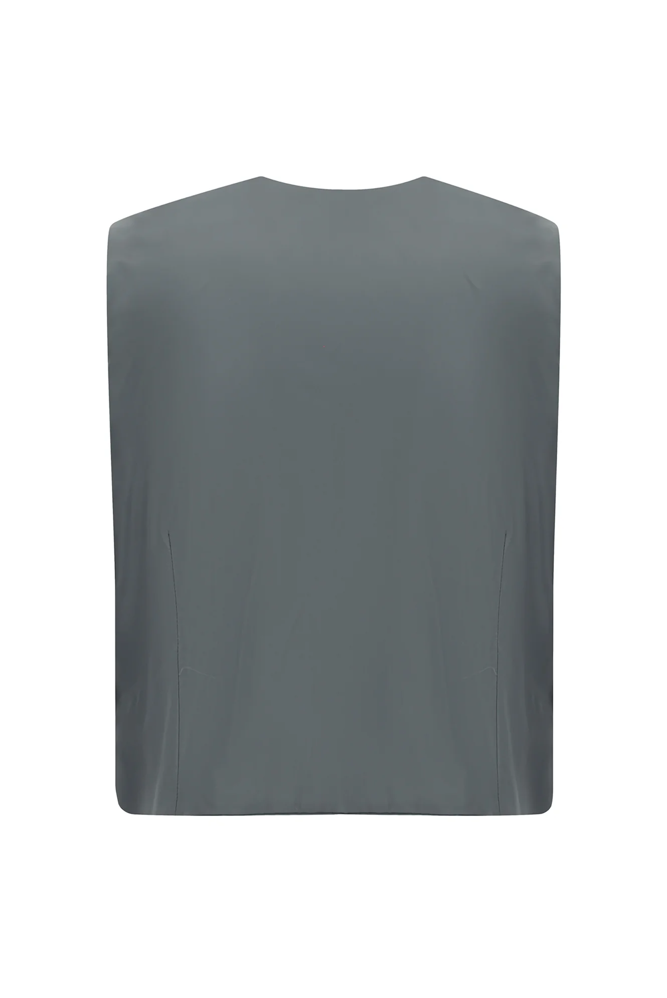 Açık Gri 7 Drop Slim Fit Dar Kesim Yelekli Kombinli Takım Elbise - Image 6