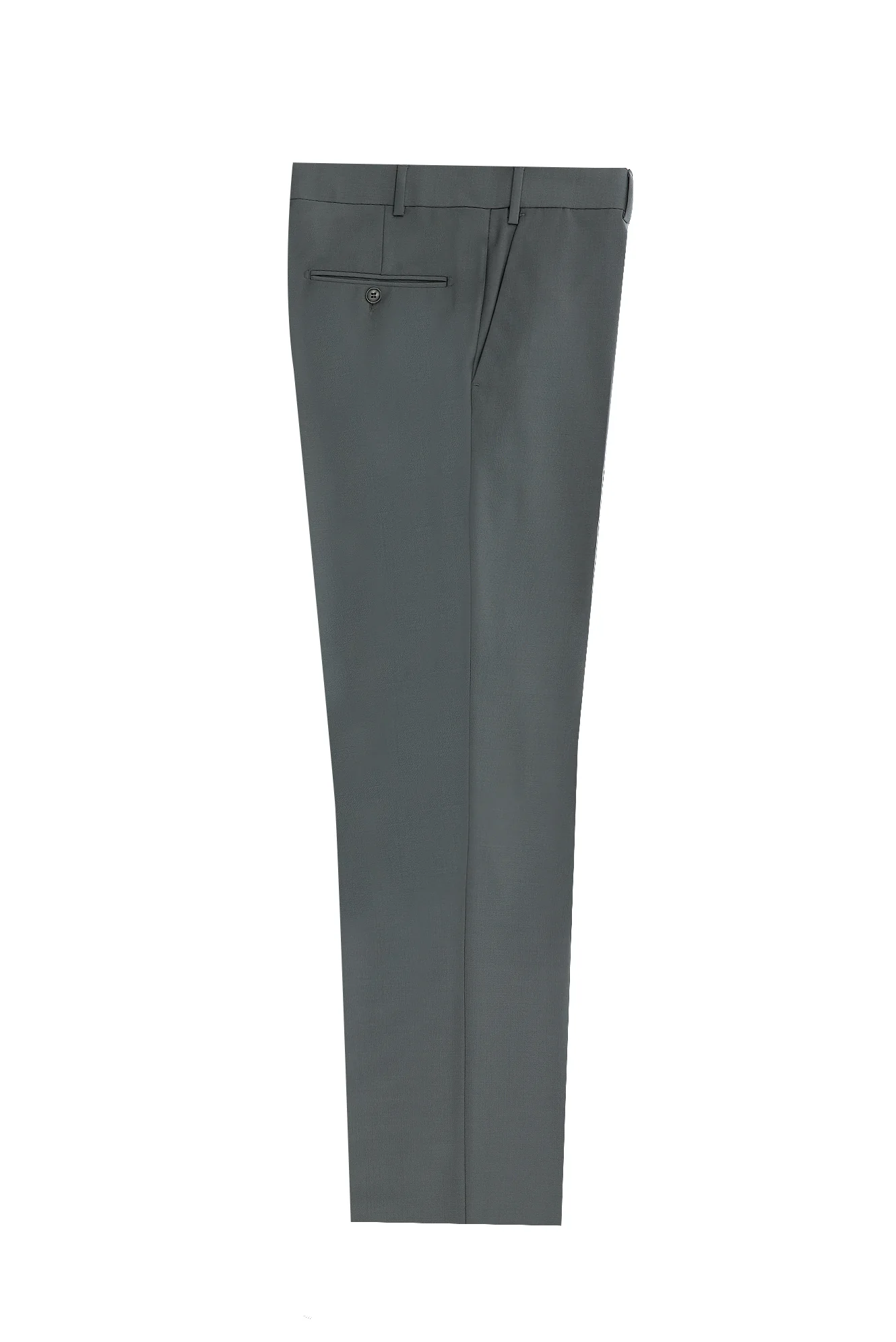 Açık Gri 7 Drop Slim Fit Dar Kesim Klasik Pantolon