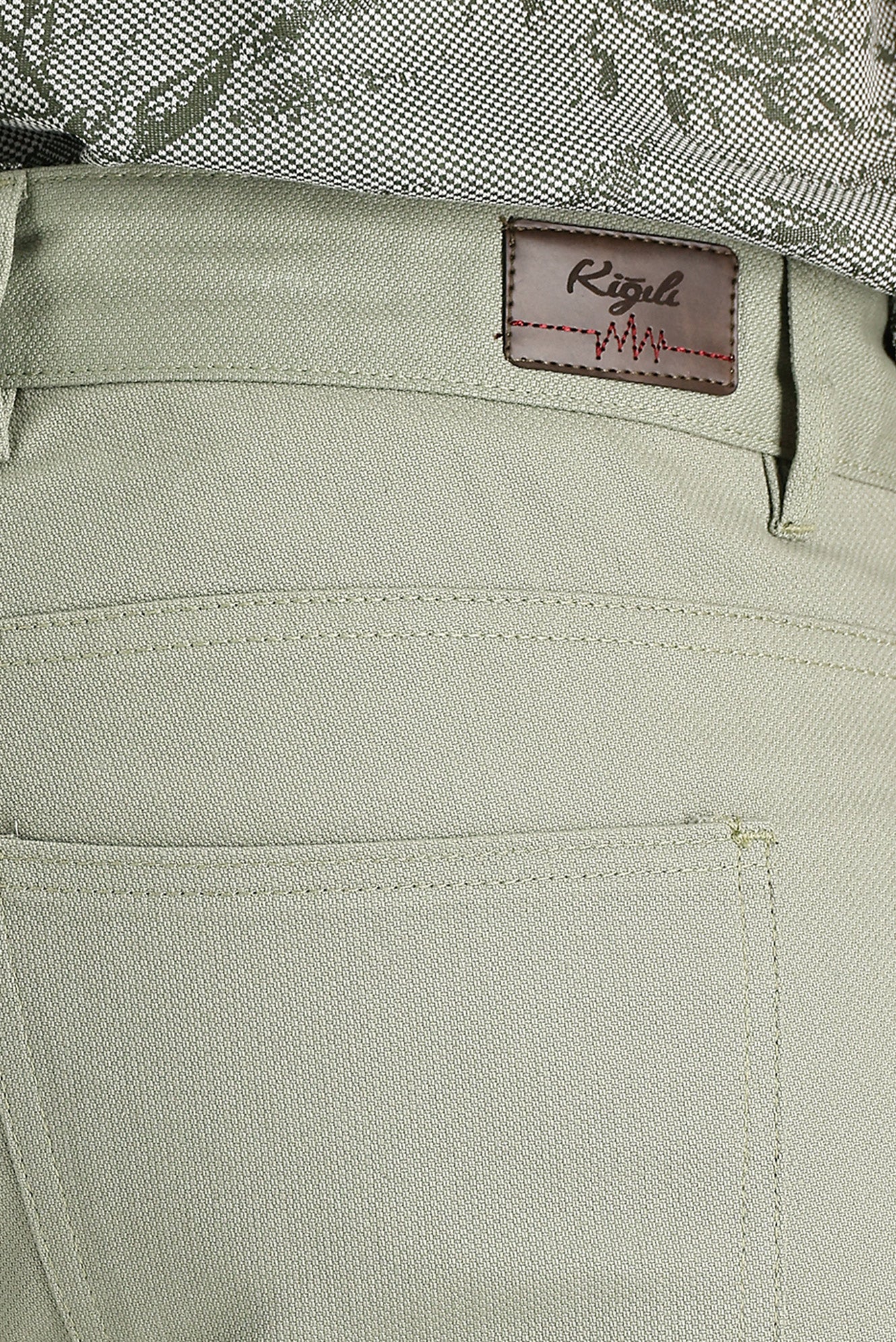 Açık Haki Regular Fit Standart Kesim Likralı Kanvas / Chino Pantolon - Image 4