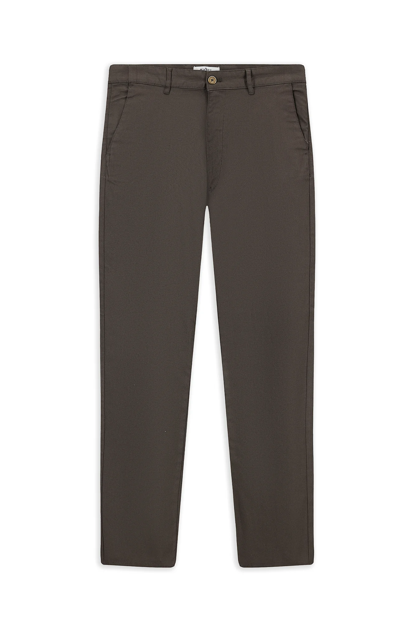 Açık Kahve  Slim Fit Dar Kesim Likralı Desenli Kanvas / Chino Pantolon - Image 6