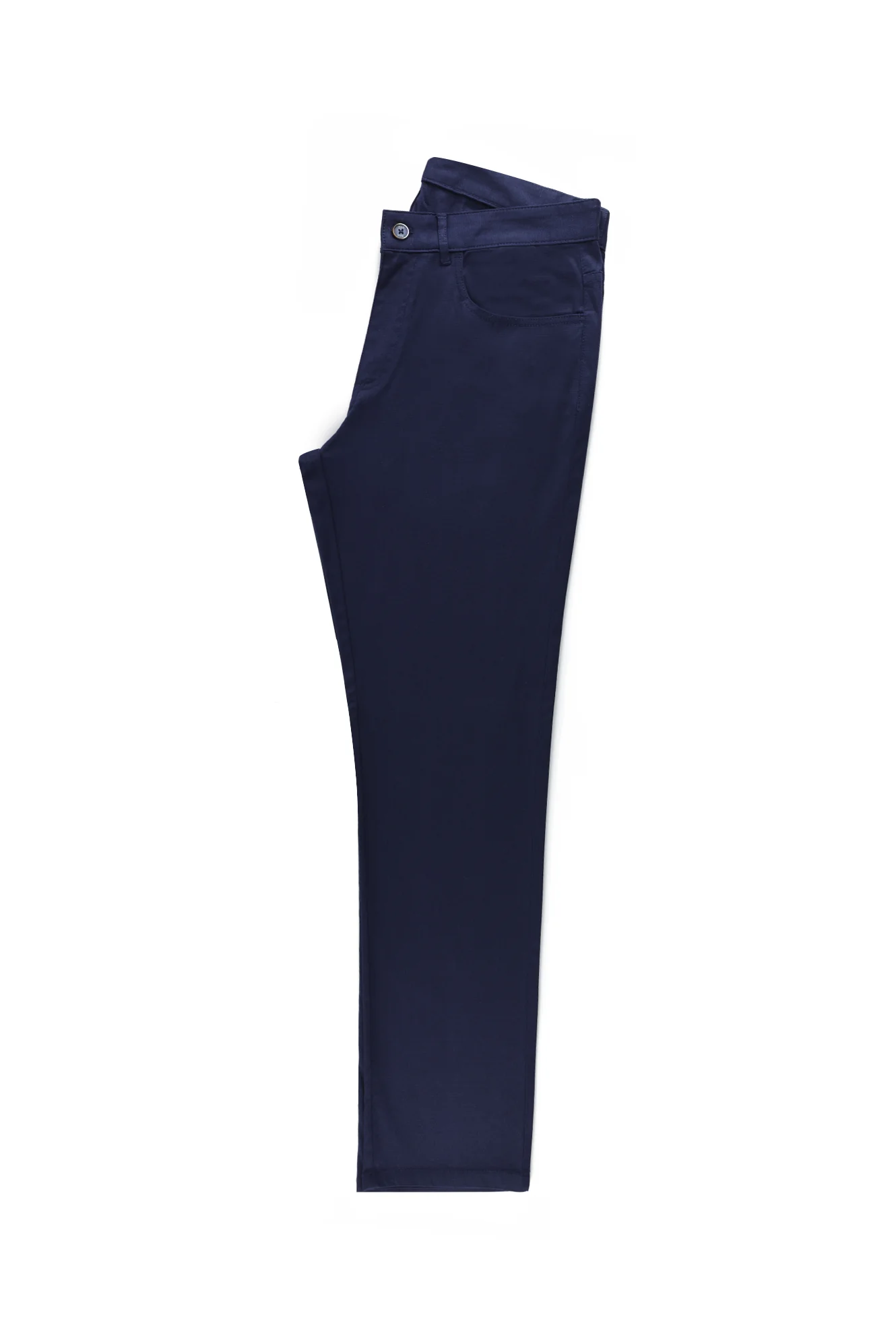 Açık Lacivert Slim Fit Dar Kesim Desenli Likralı Kanvas / Chino Pantolon