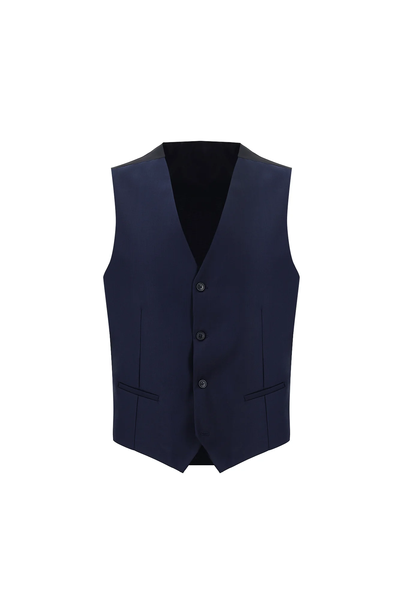 Açık Lacivert 6 Drop Regular Fit Standart Kesim Kombinli Yelekli Takım Elbise - Image 4