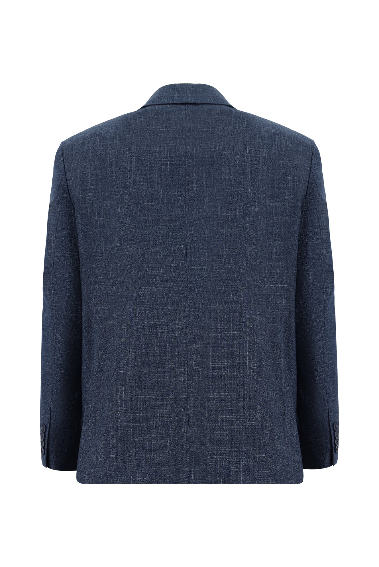 Açık Lacivert 4 Drop Relaxed Fit Rahat Kesim Desenli Takım Elbise - Image 3
