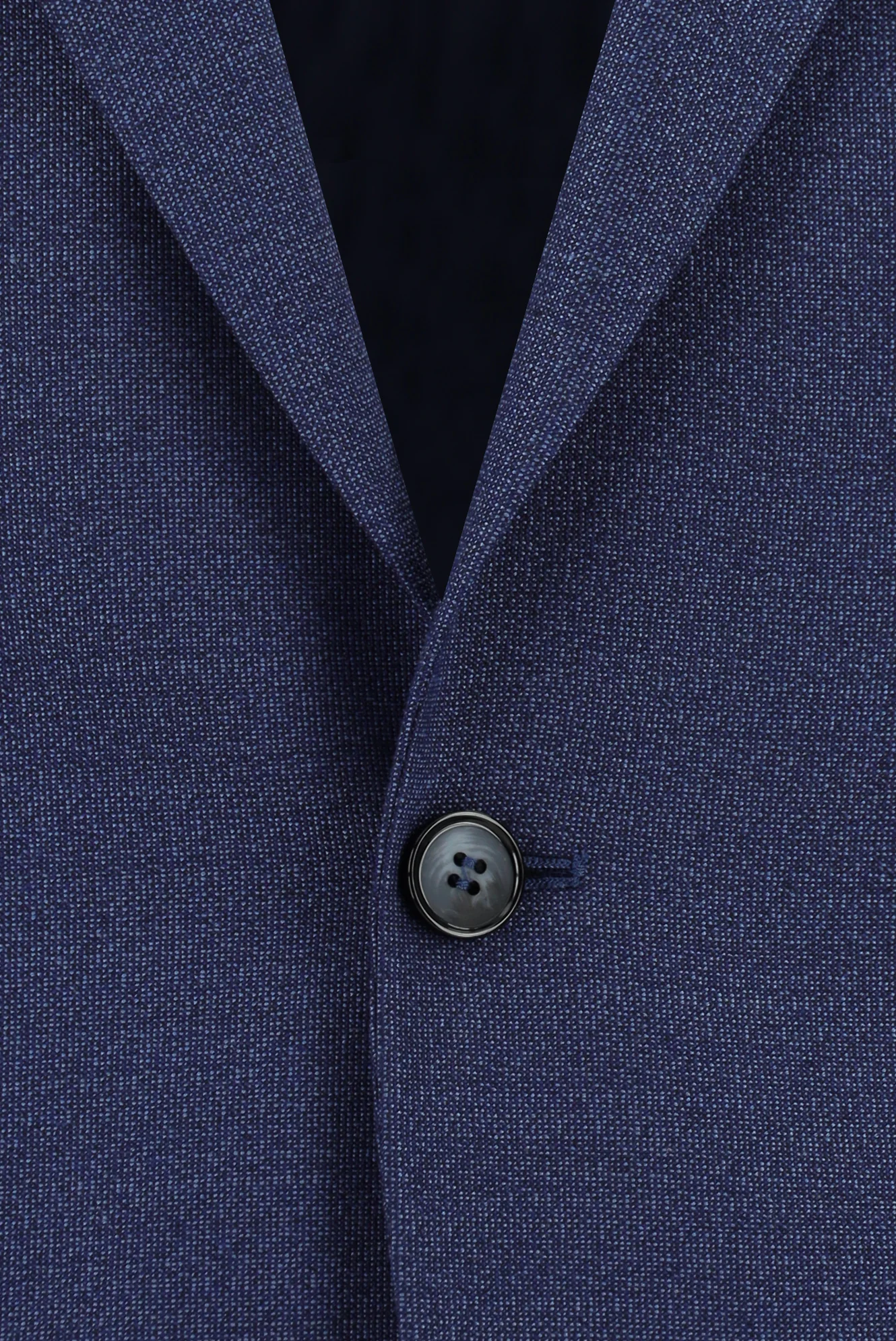 Açık Lacivert 7 Drop Slim Fit Dar Kesim Desenli Takım Elbise - Image 4