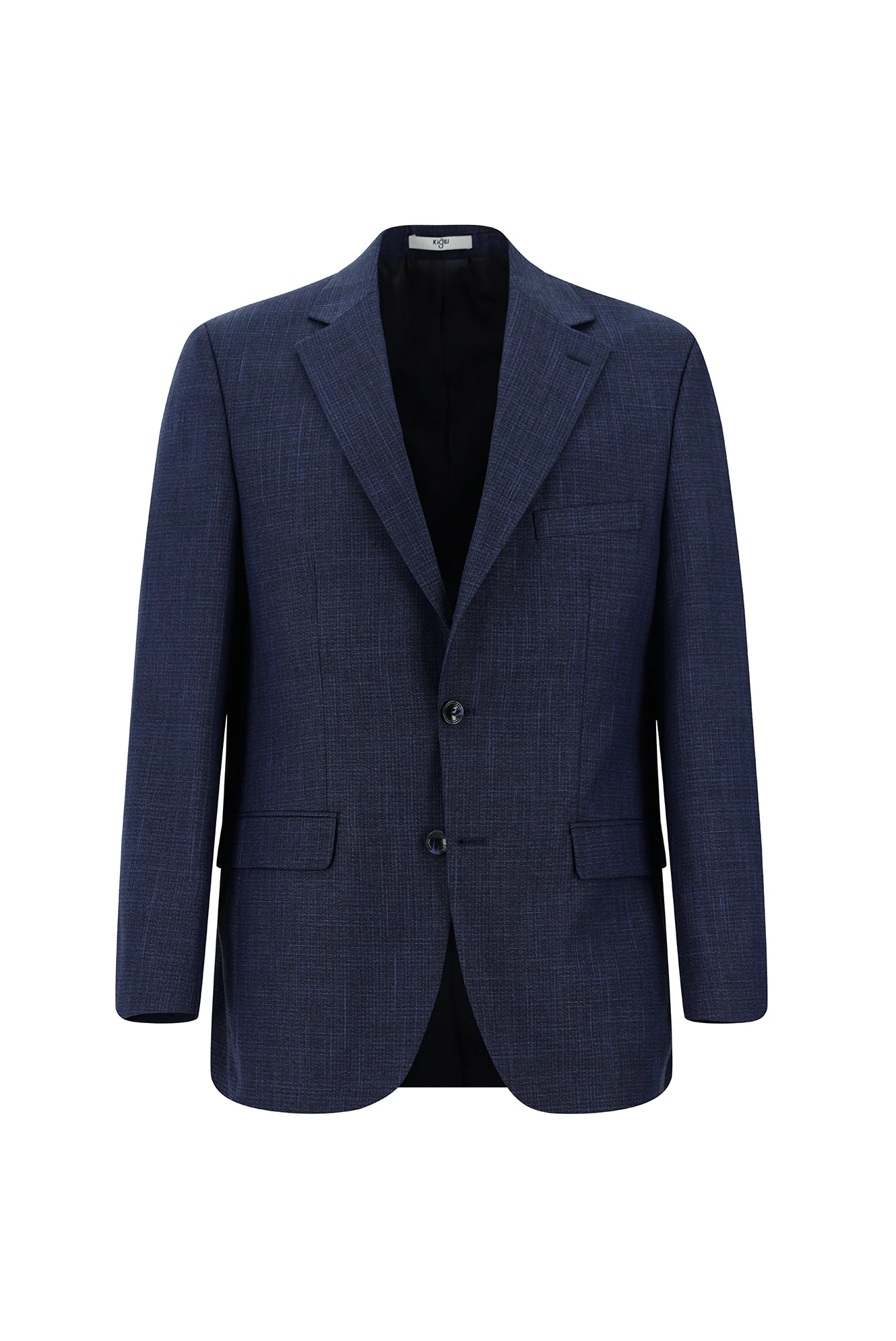 Açık Lacivert 7 Drop Slim Fit Dar Kesim Desenli Takım Elbise - Image 2