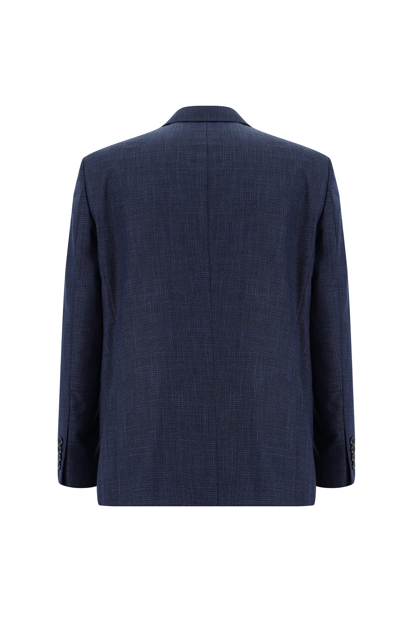 Açık Lacivert 7 Drop Slim Fit Dar Kesim Desenli Takım Elbise - Image 3