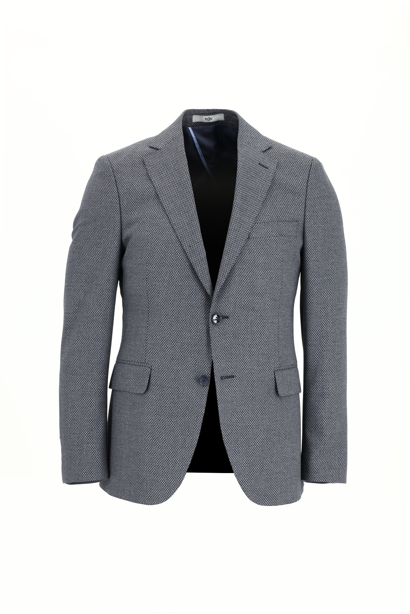 Açık Lacivert 7 Drop Slim Fit Dar Kesim Kombinli Takım Elbise - Image 2