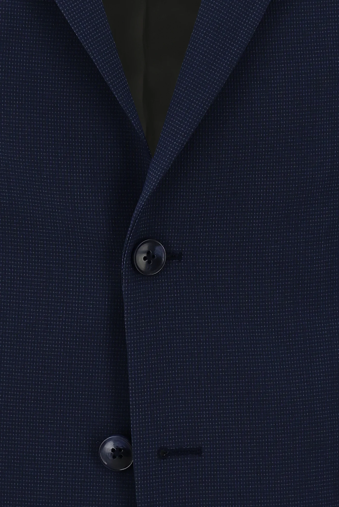 Açık Lacivert 7 Drop Slim Fit Dar Kesim Kuşgözü Takım Elbise - Image 4
