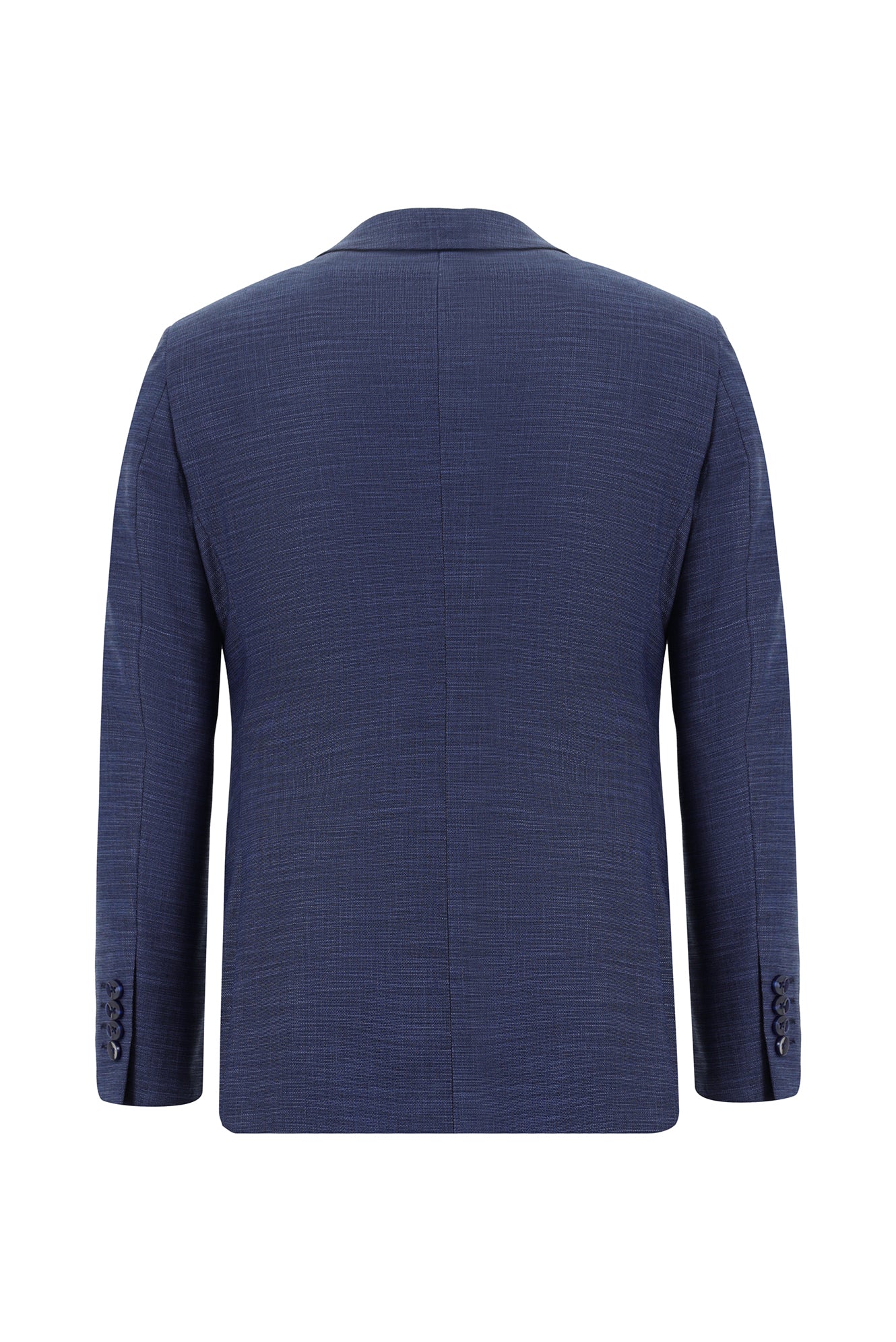 Açık Lacivert 7 Drop Super Slim Fit Eksra Dar Kesim Desenli Takım Elbise - Image 3