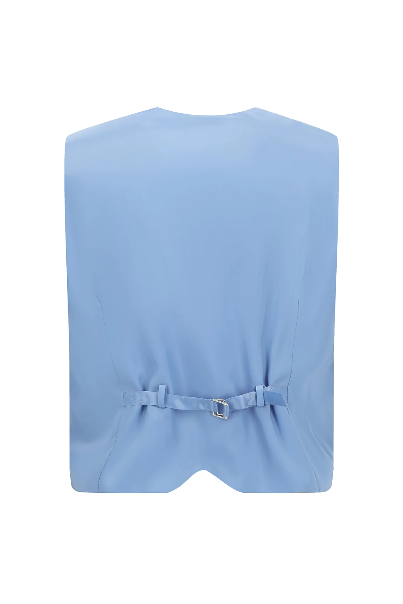Açık Mavi 6 Drop Regular Fit Standart Kesim Mono Yaka Yelekli Smokin & Damatlık - Image 5