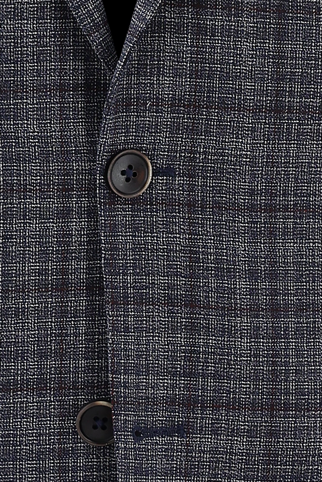 Açık Mavi 4 Drop Relaxed Fit Rahat Kesim Ekose Ceket - Image 3