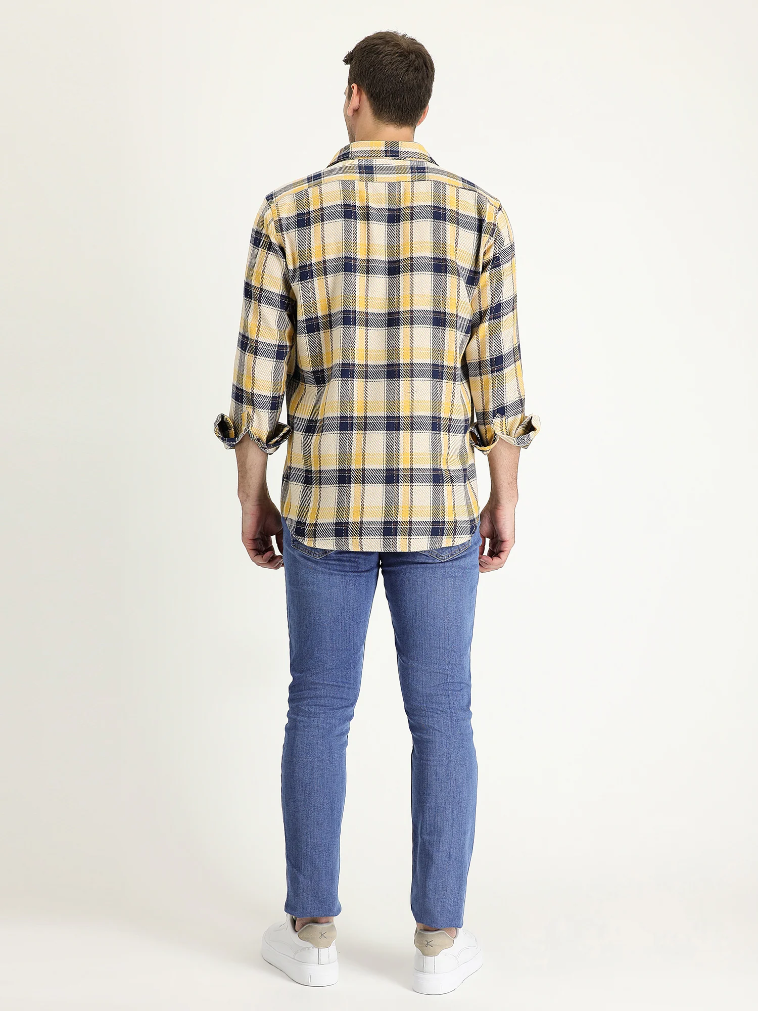 Açık Mavi Slim Fit Dar Kesim Likralı Denim Pantolon - Image 3