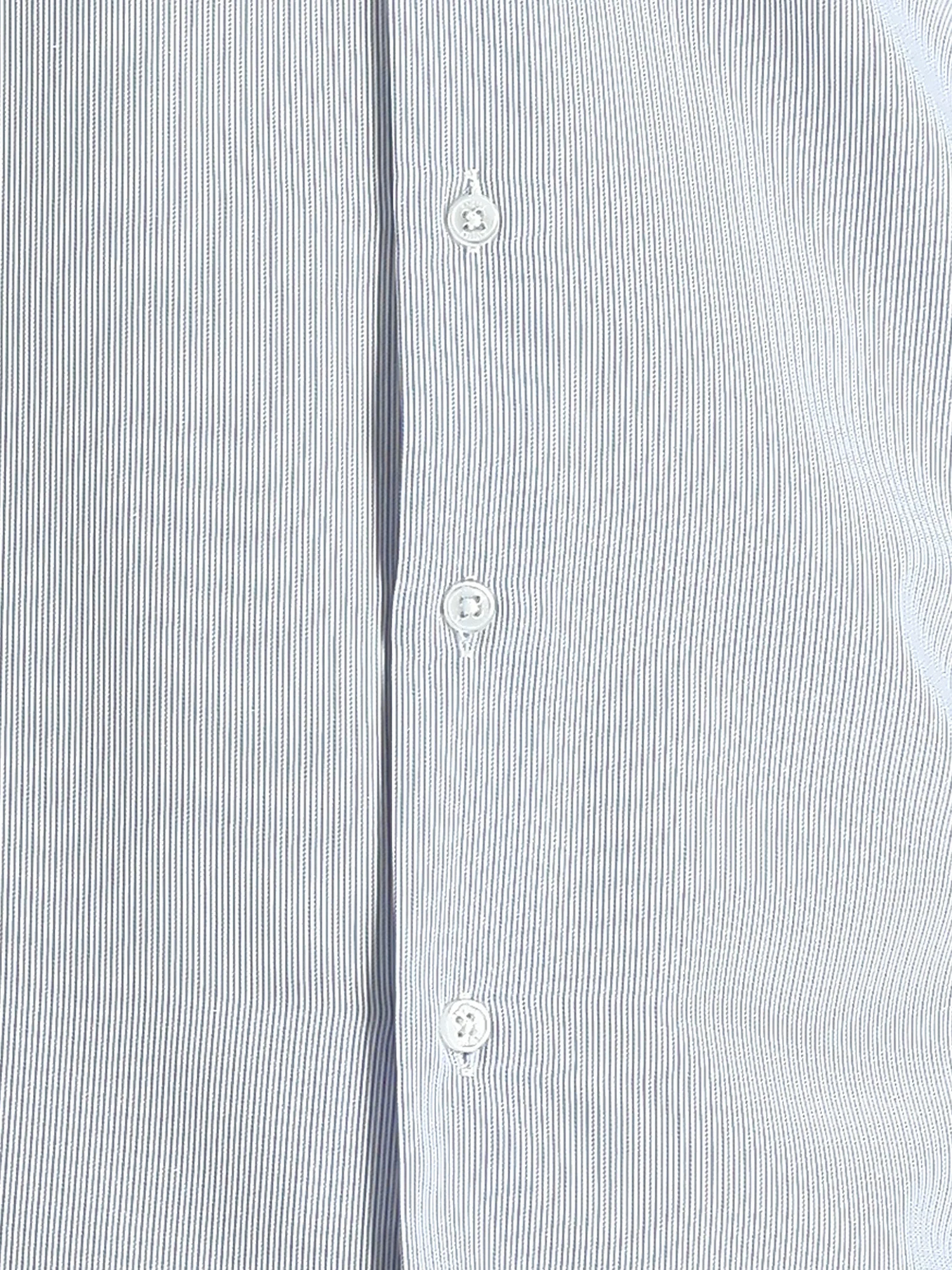 Açık Mavi Uzun Kol Slim Fit Dar Kesim Klasik Desenli Pamuklu Kolay Ütülenebilir Gömlek - Image 4