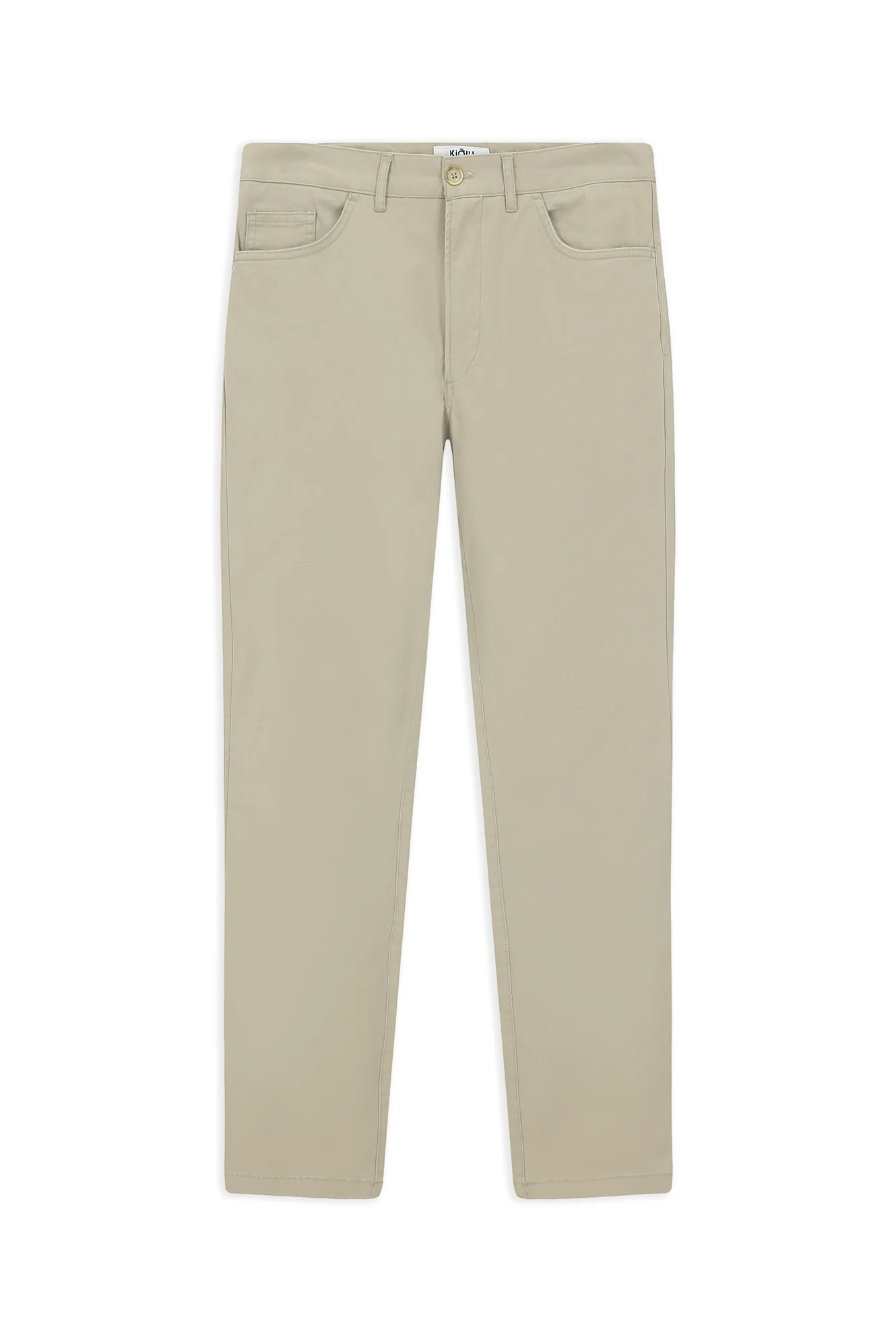 Açık Vizon Relaxed Fit Rahat Kesim Likralı Yandan Cepli Kanvas / Chino Pantolon - Image 7