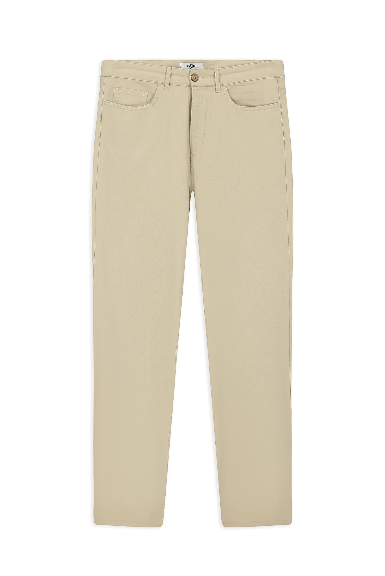 Açık Vizon 7 Drop Slim Fit Dar Kesim Likralı Kanvas / Chino Pantolon - Image 8