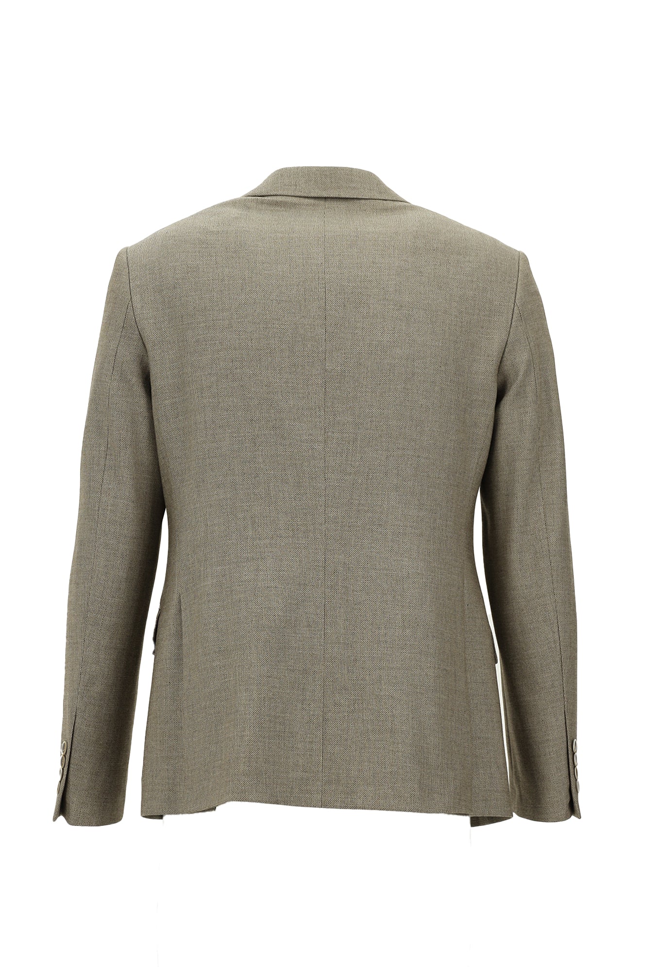 Açık Vizon 7 Drop Slim Fit Dar Kesim Klasik Desenli Ceket - Image 2