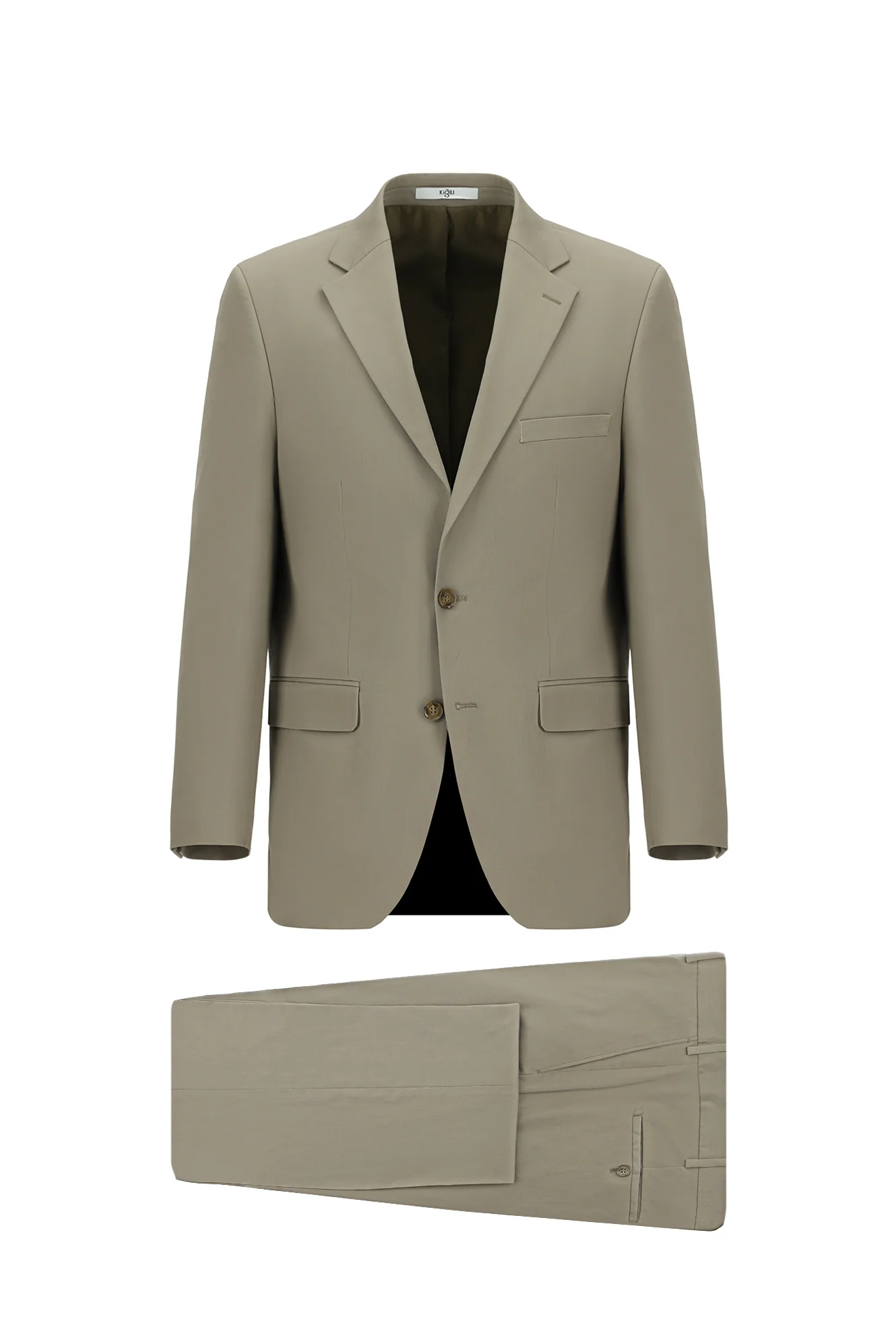 Açık Vizon 7 Drop Slim Fit Dar Kesim Takım Elbise