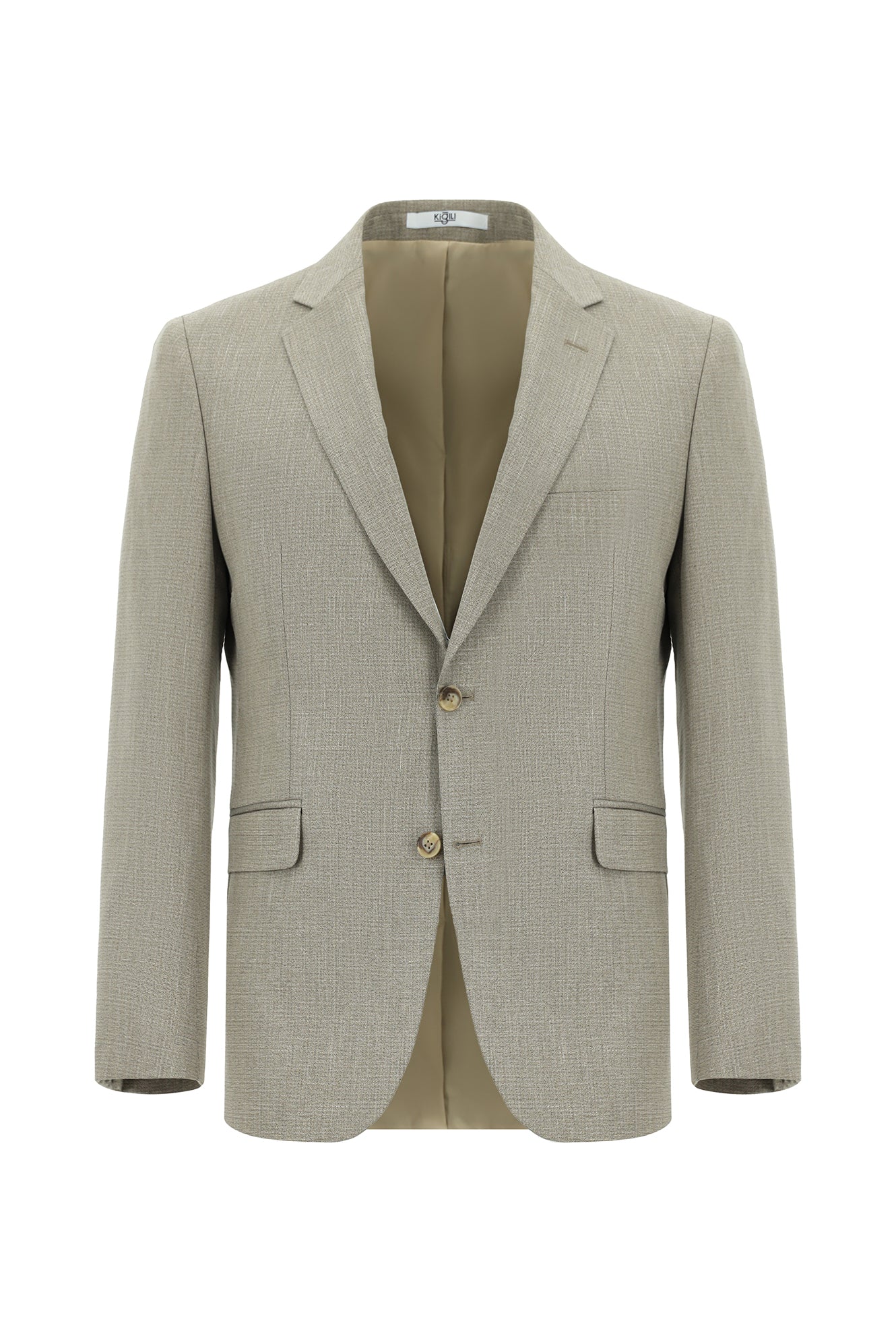 Açık Vizon 7 Drop Slim Fit Dar Kesim Takım Elbise - Image 2