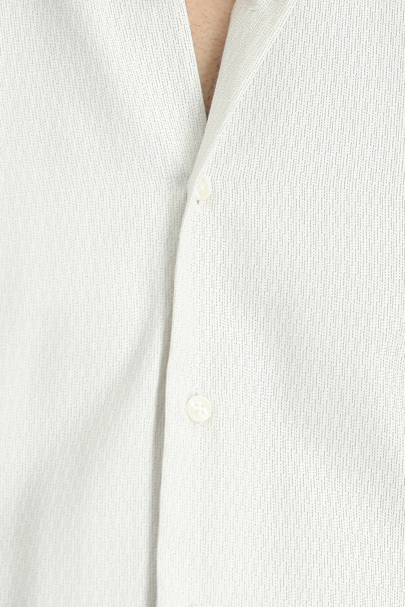Açık Vizon Uzun Kol Slim Fit Dar Kesim Desenli Pamuklu Kolay Ütülenebilir Düğmeli Yaka Gömlek - Image 5