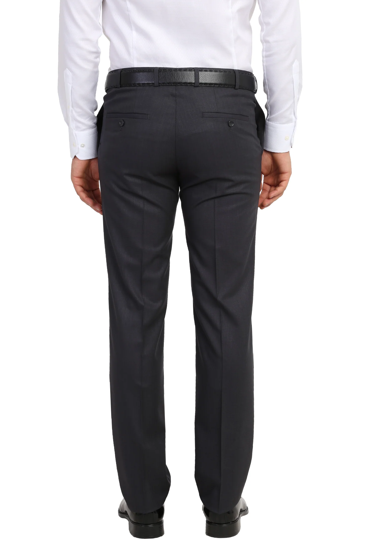 Antrasit 7 Drop Slim Fit Dar Kesim Klasik Pantolon - Image 4