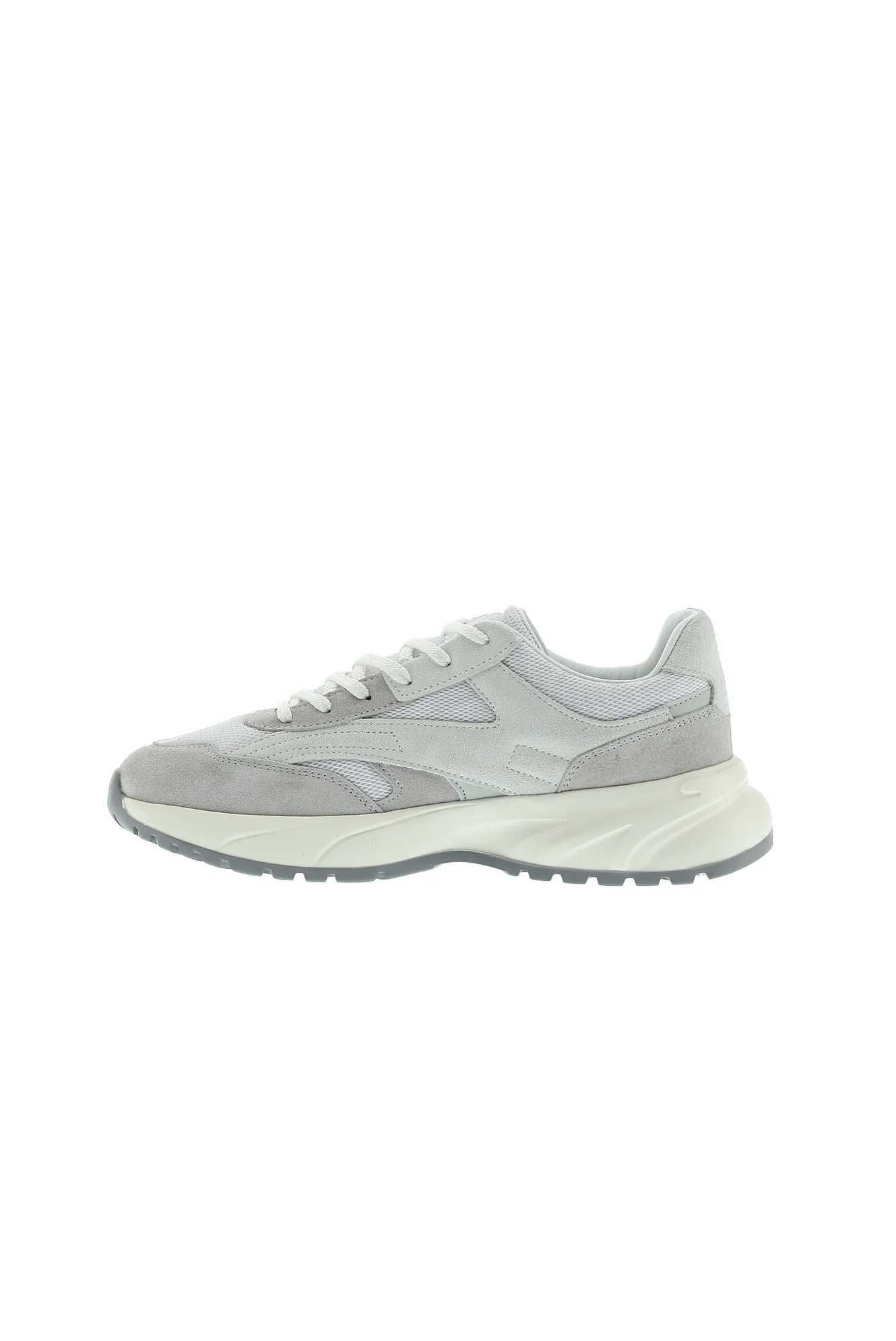 Beyaz Süet Deri Günlük Nefes Alabilen Spor Ayakkabı Sneaker - Image 4