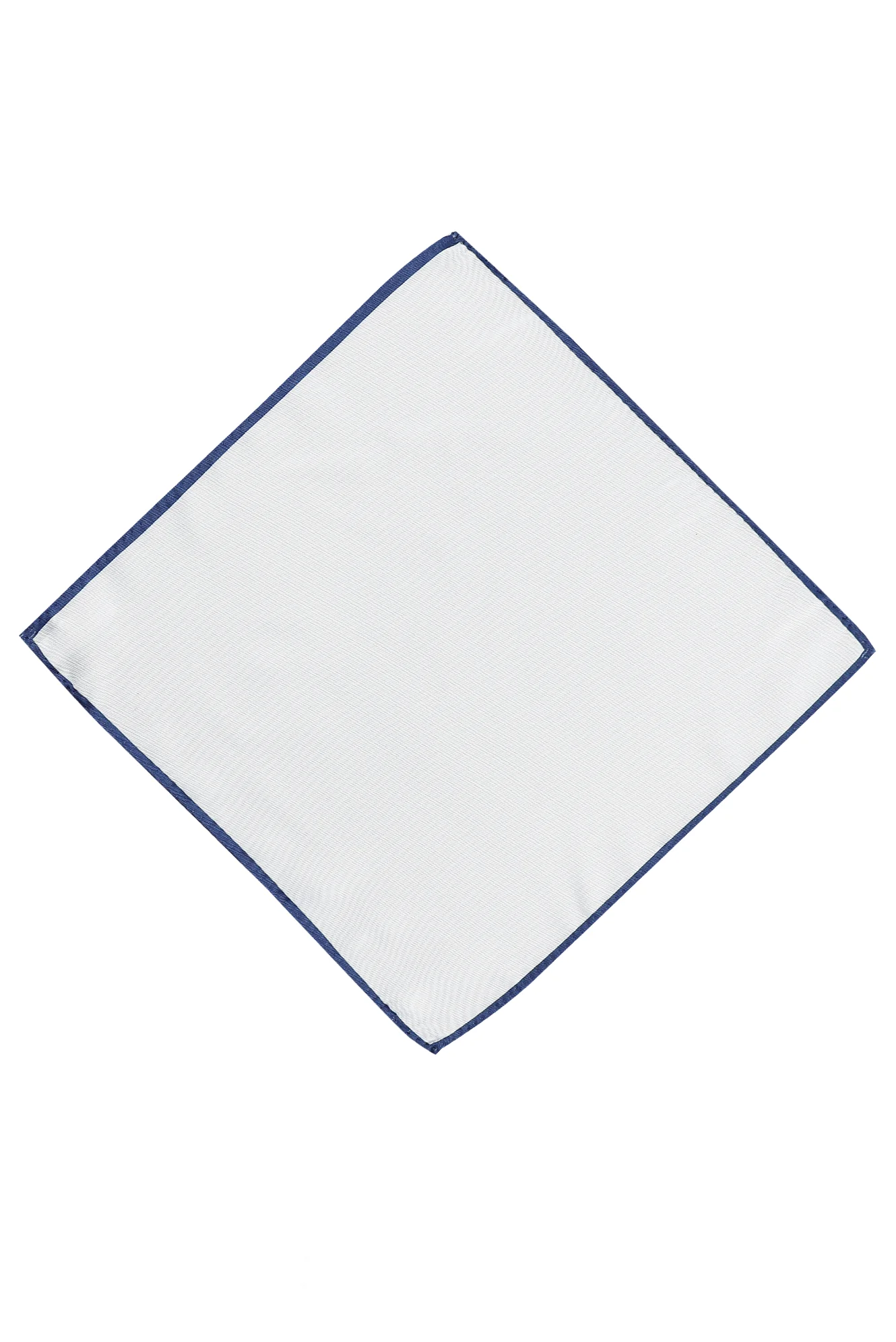 Beyaz-Lacivert Düz Mendil - Image 2
