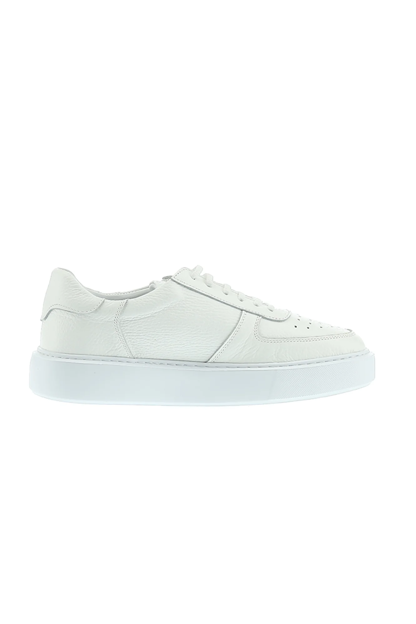 Beyaz Sneaker Deri Ayakkabı - Image 3