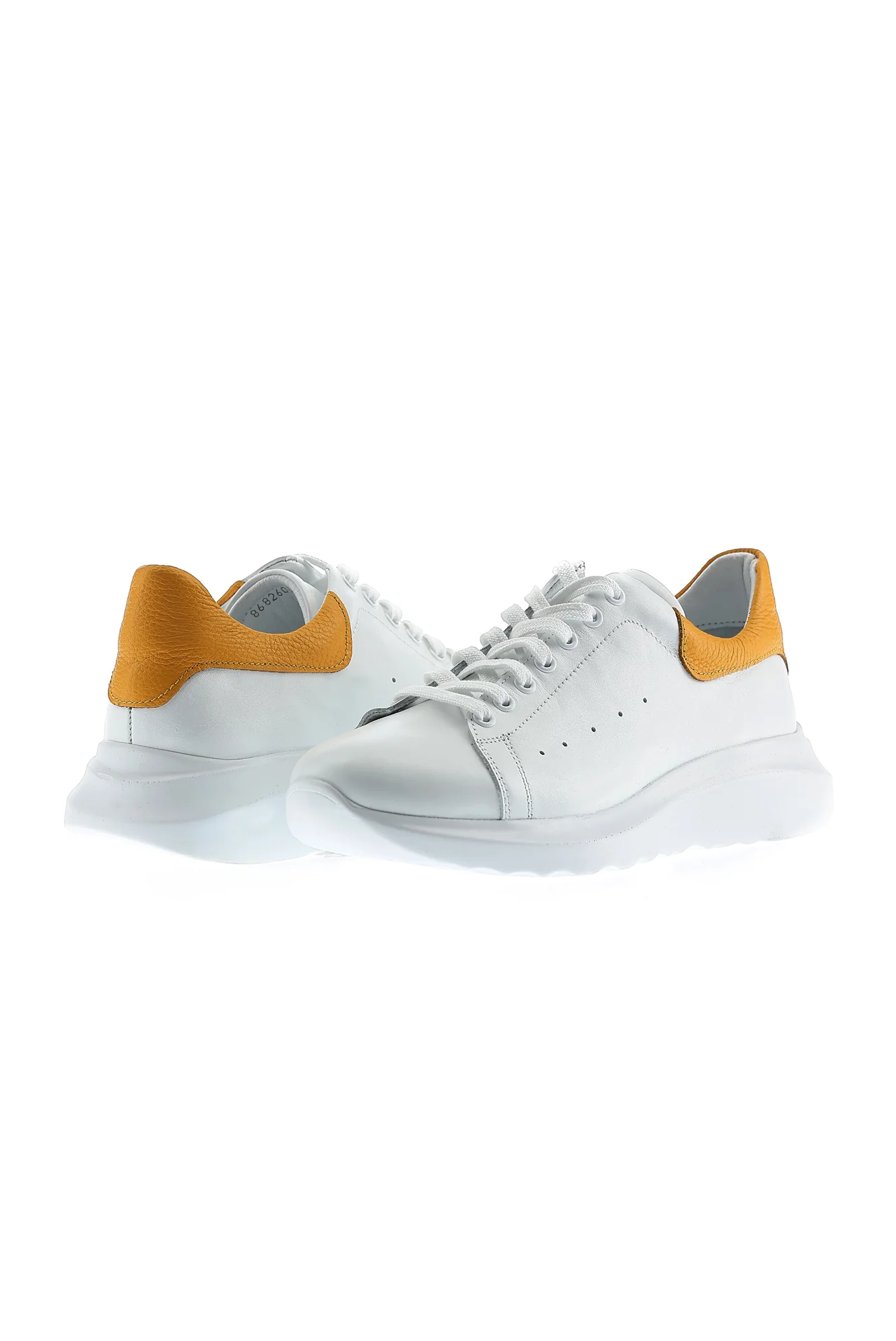 Beyaz Sneaker Deri Ayakkabı