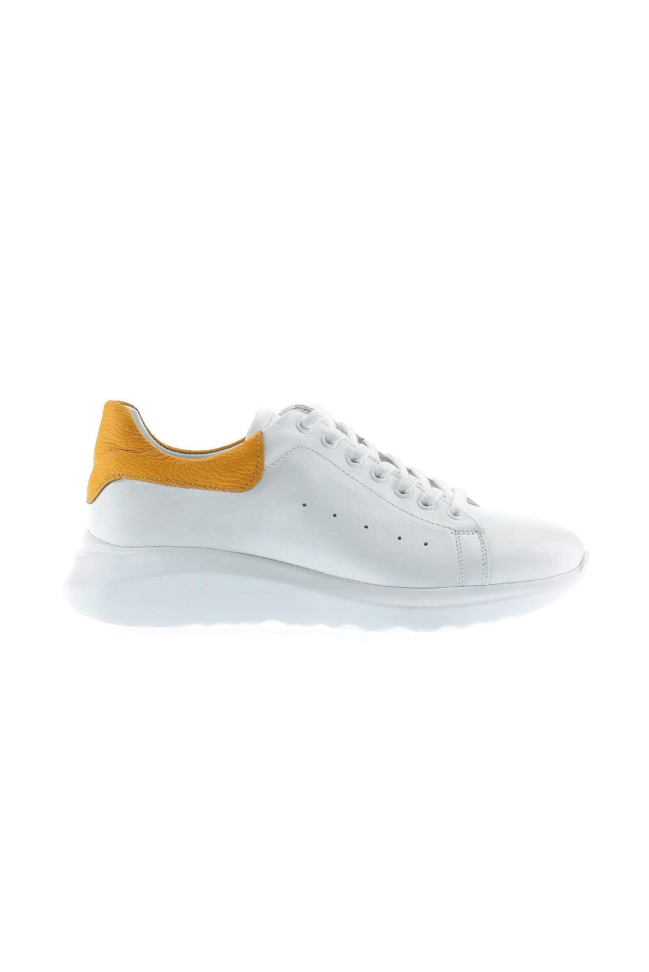 Beyaz Sneaker Deri Ayakkabı - Image 2